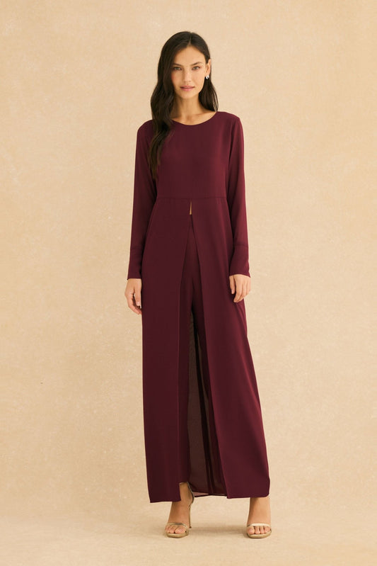 Blusa OSAKA Burdeos Monastrell - BIMANI