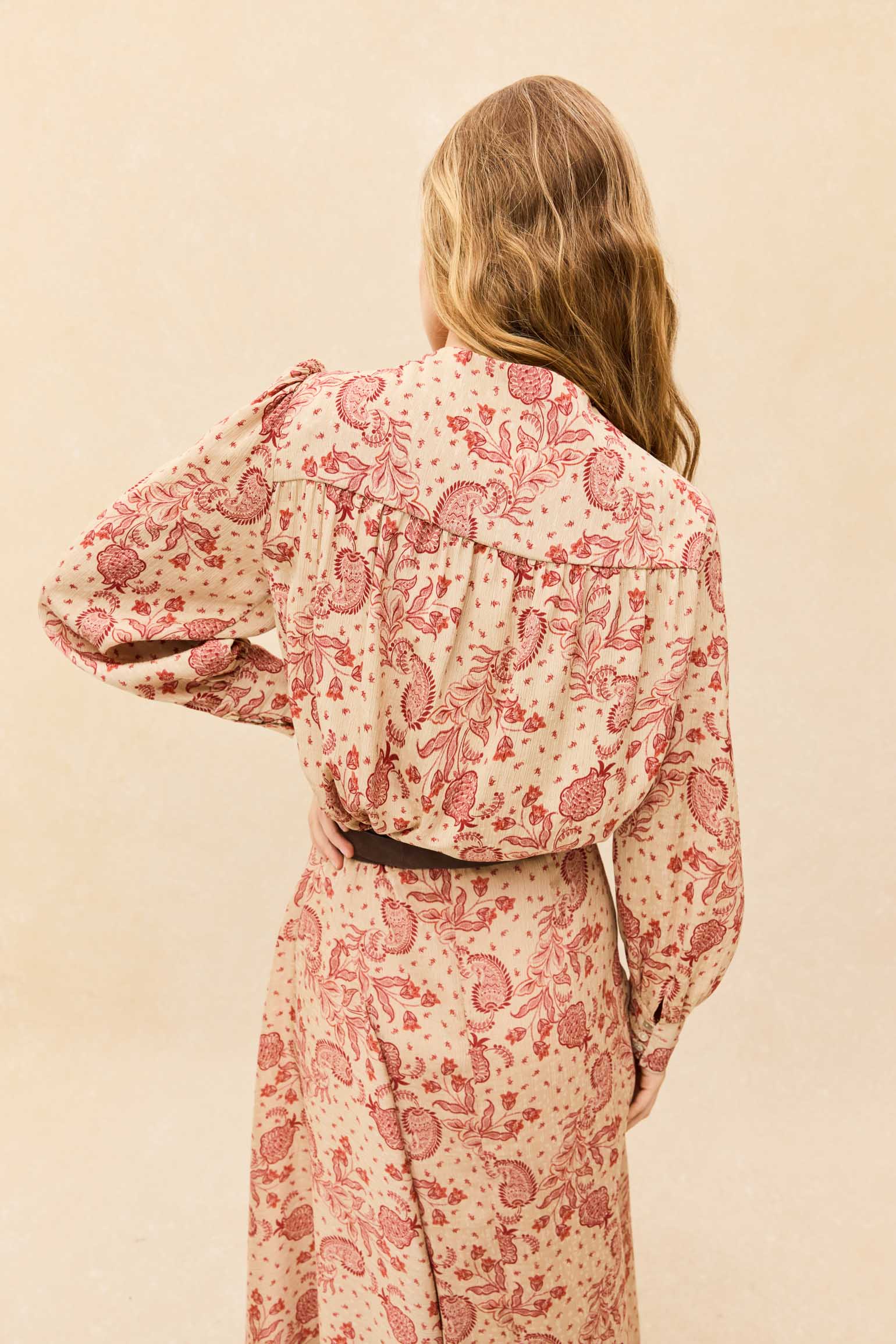 Blusa PATTI Estampado Teja - BIMANI