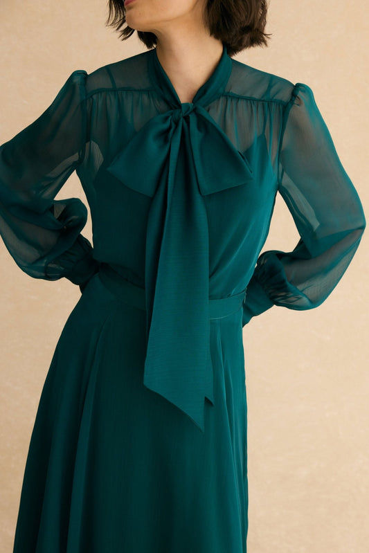 Blusa PAULINE Verde Hiedra - BIMANI