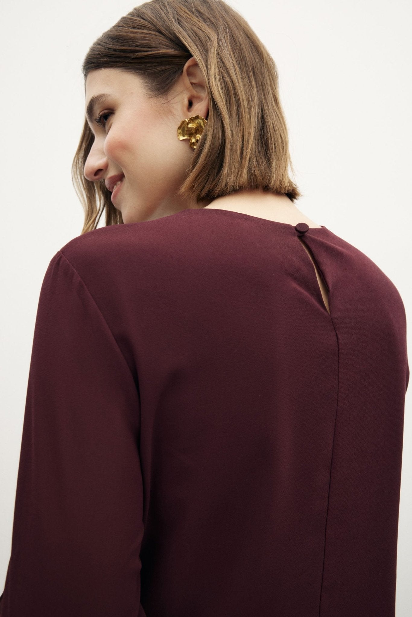 Blusa QUITA Burgundy - BIMANI