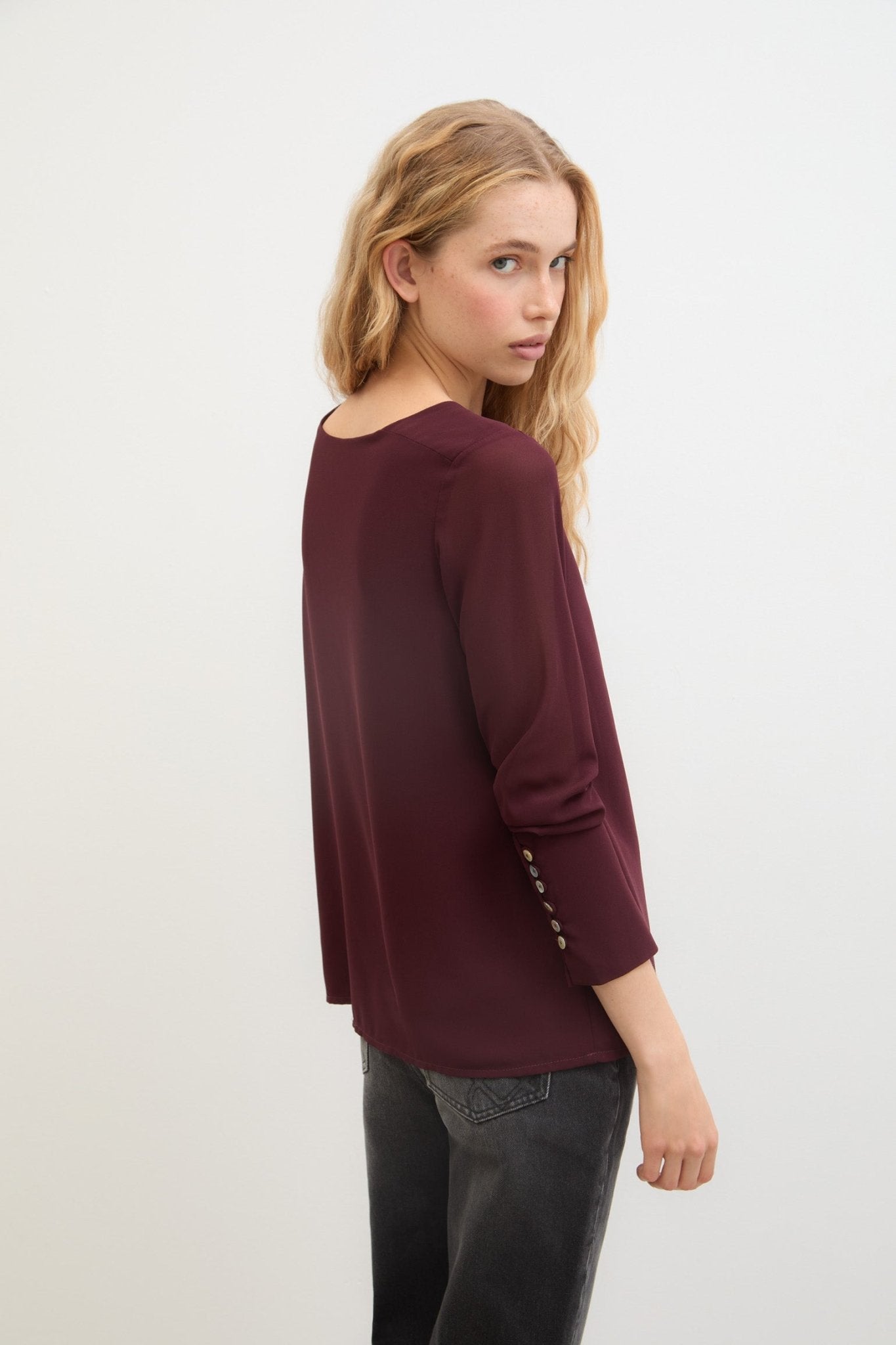 Blusa SENDA Burgundy - BIMANI