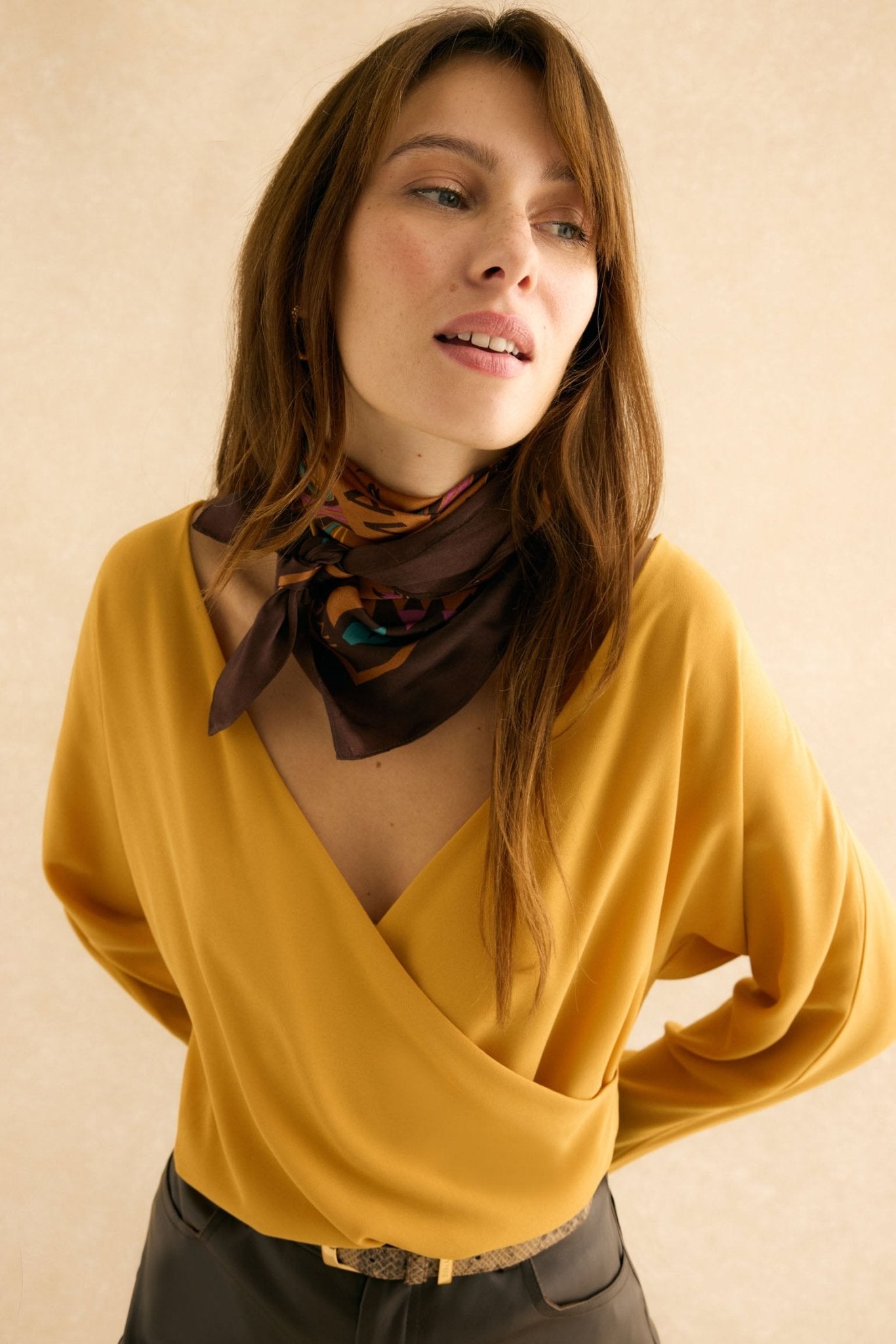 Blusa SIGMA Mostaza Dulce - BIMANI