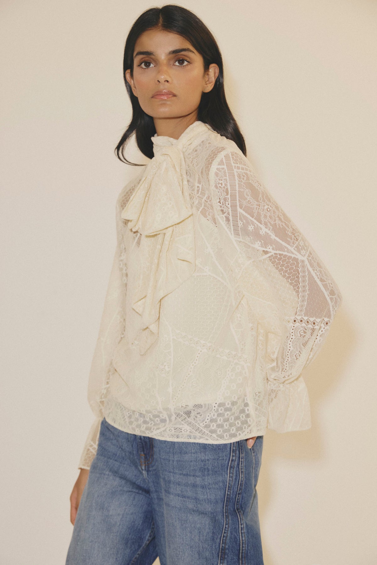 UMA Ecru Blouse