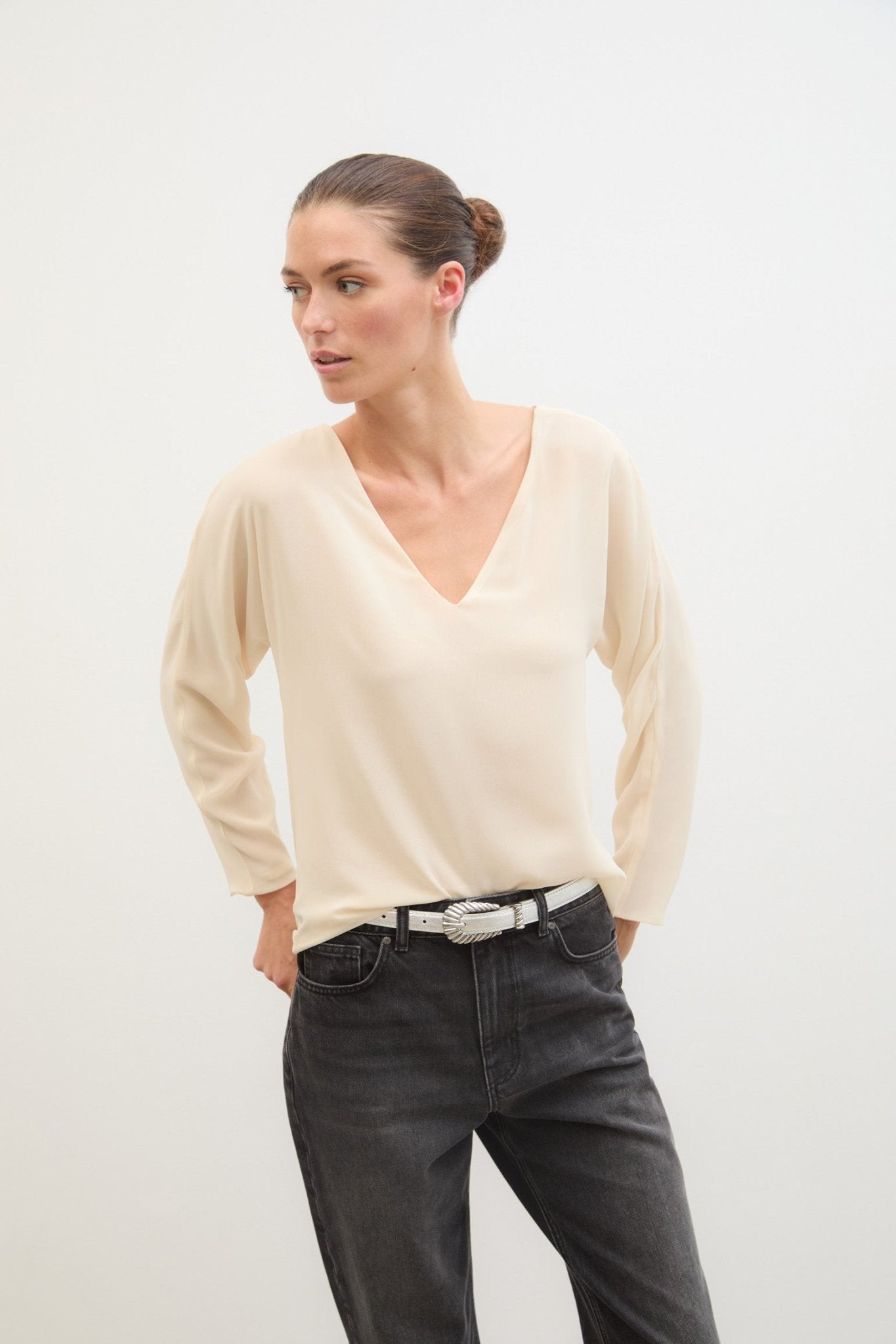 Blusa WASABI Beige - BIMANI