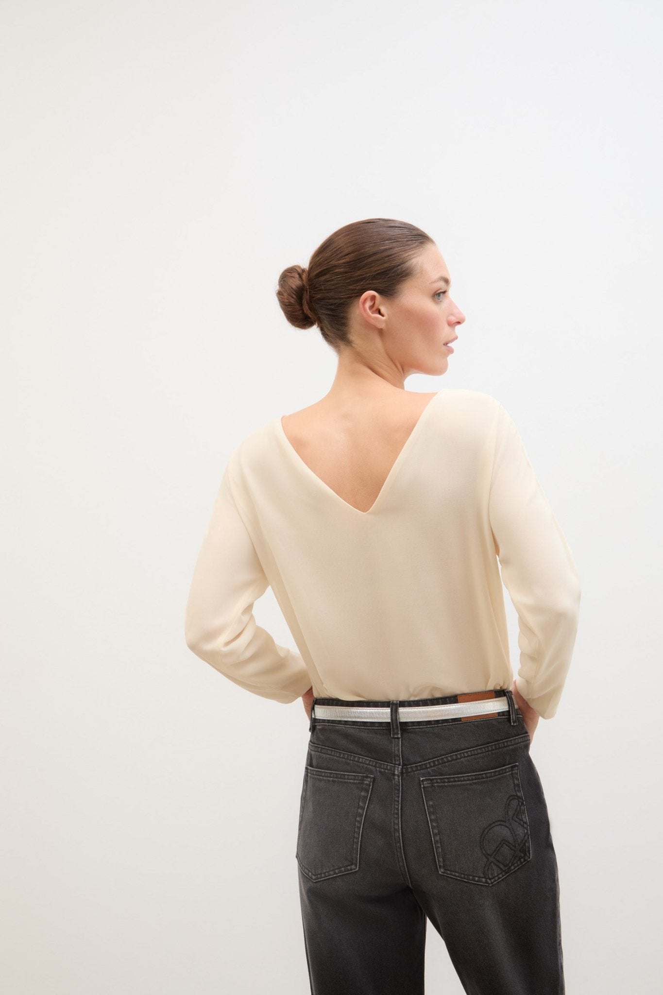 Blusa WASABI Beige - BIMANI