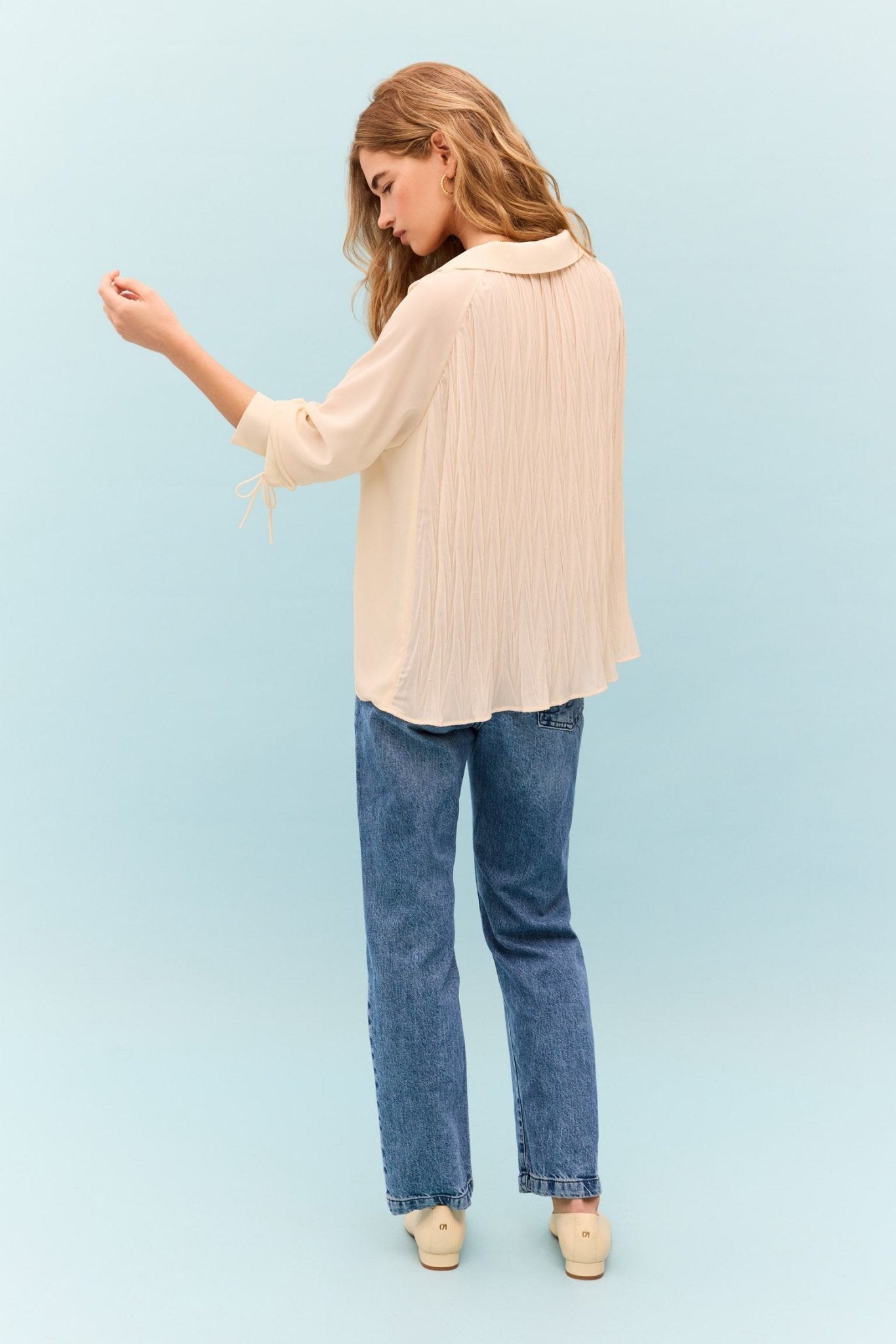 Blusa ZEFIRO Beige Caliza - BIMANI
