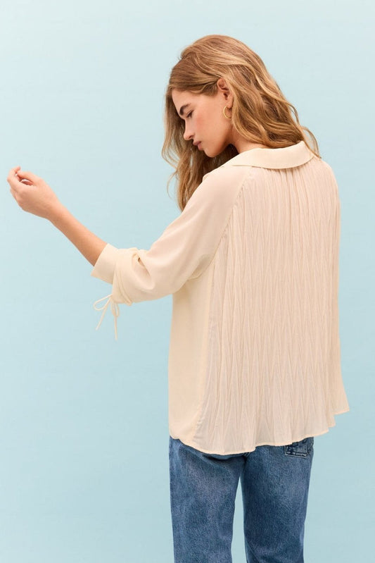 Blusa ZEFIRO Beige Caliza - BIMANI