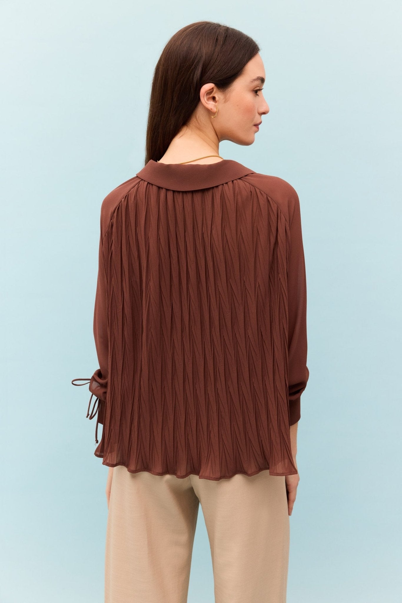 Blusa ZEFIRO Marrón Mocca - BIMANI