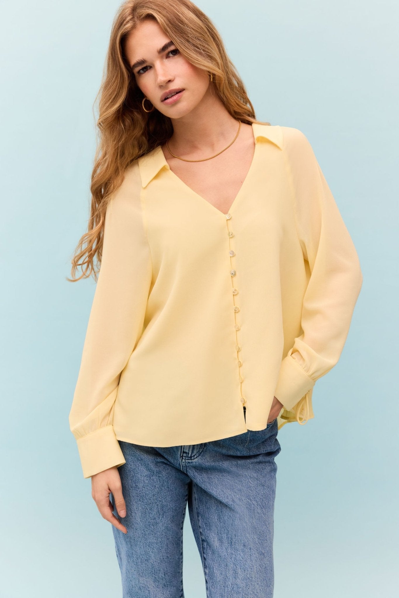 Blusa ZEFIRO Vainilla Duna - BIMANI