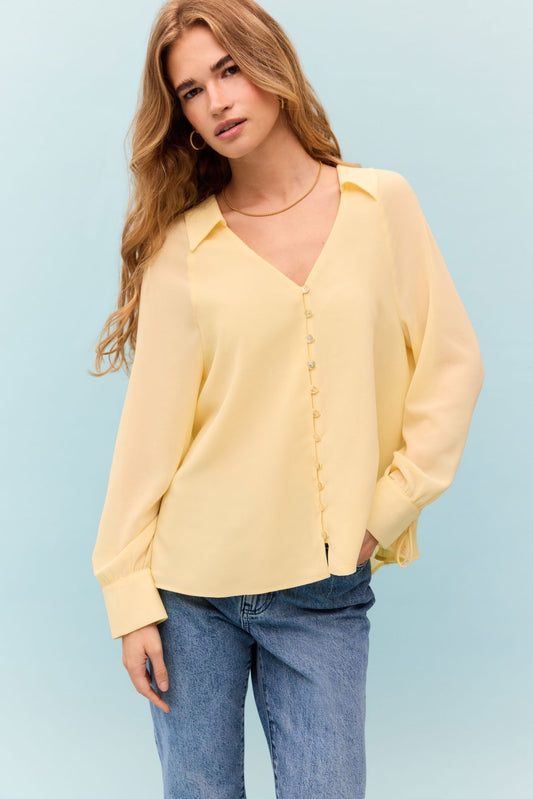 Blusa ZEFIRO Vainilla Duna - BIMANI