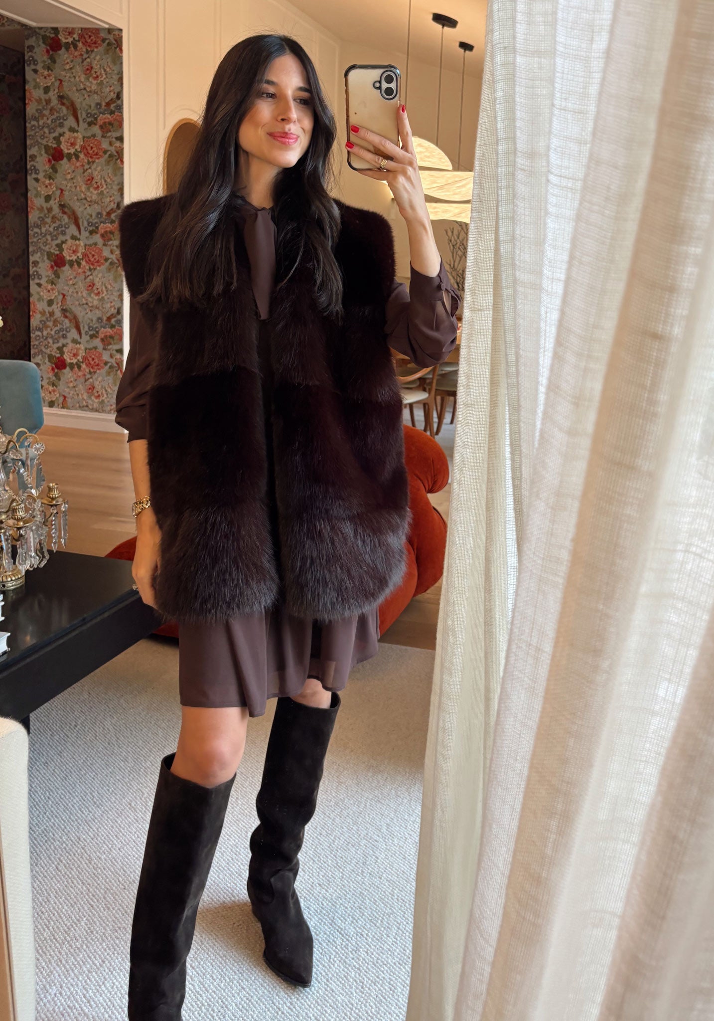 Vestido BOLTON Marrón Cacao - BIMANI