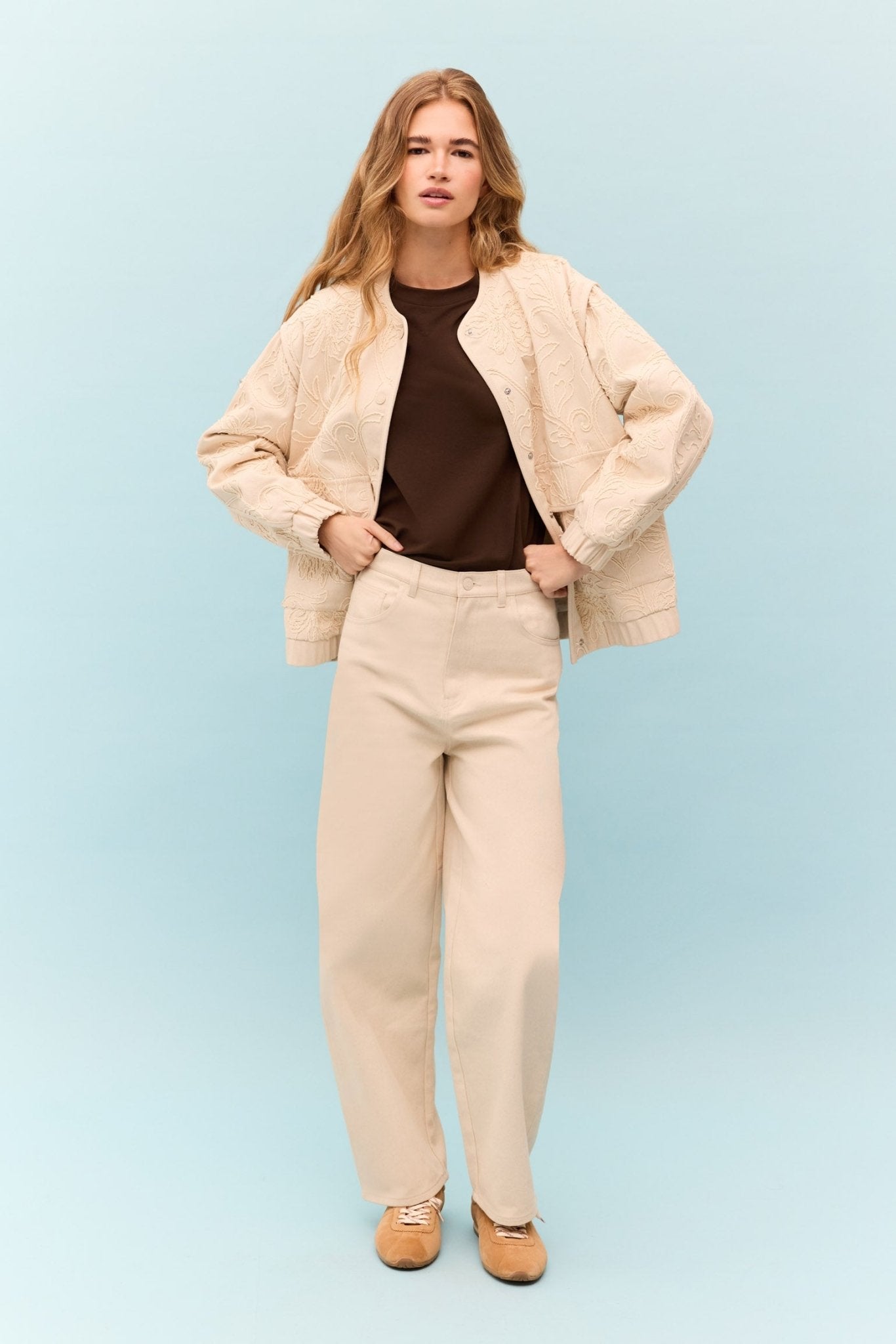 Bomber ABBEY Crema - BIMANI