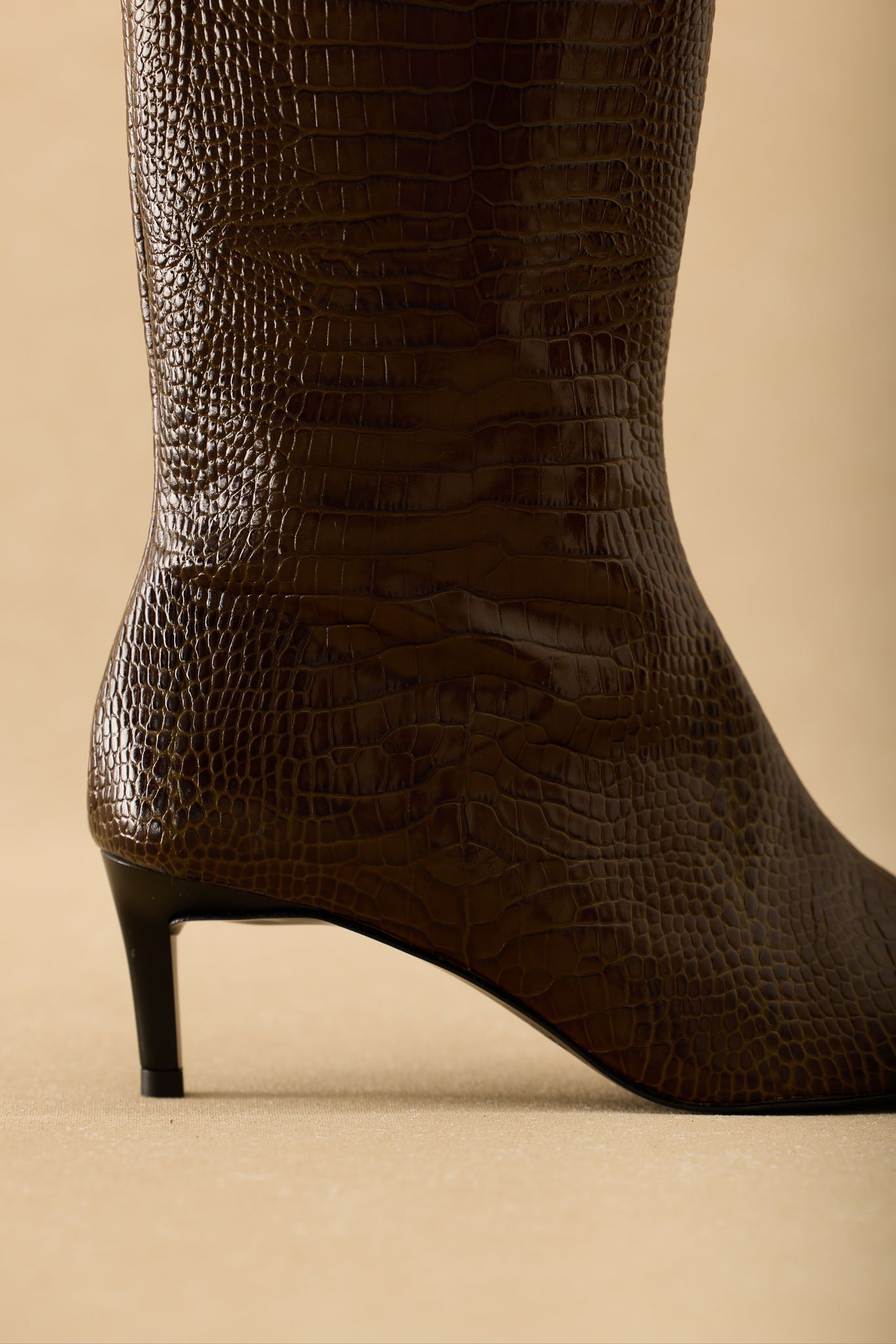 Botín LEONOR Textura Verde - BIMANI