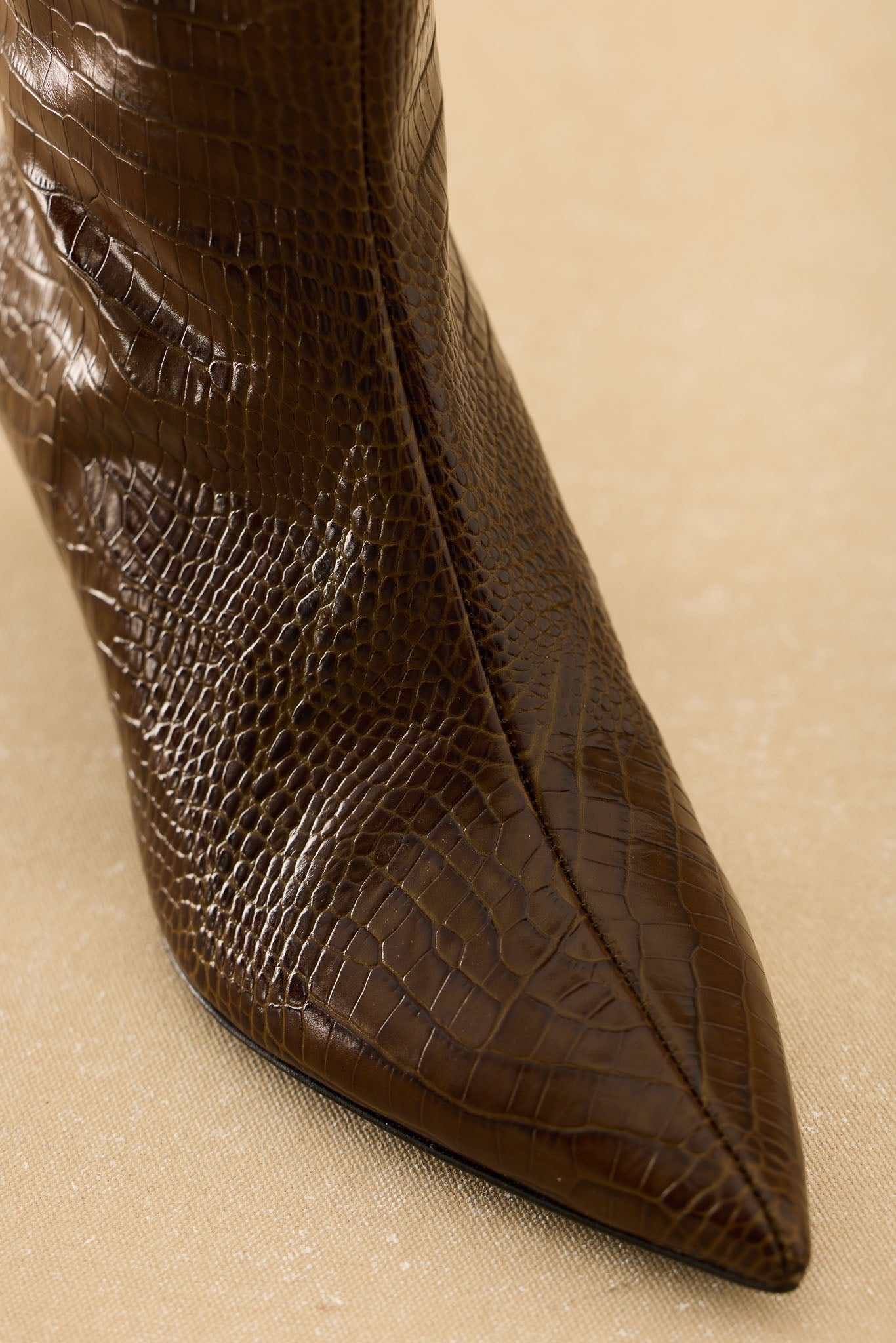 Botín LEONOR Textura Verde - BIMANI