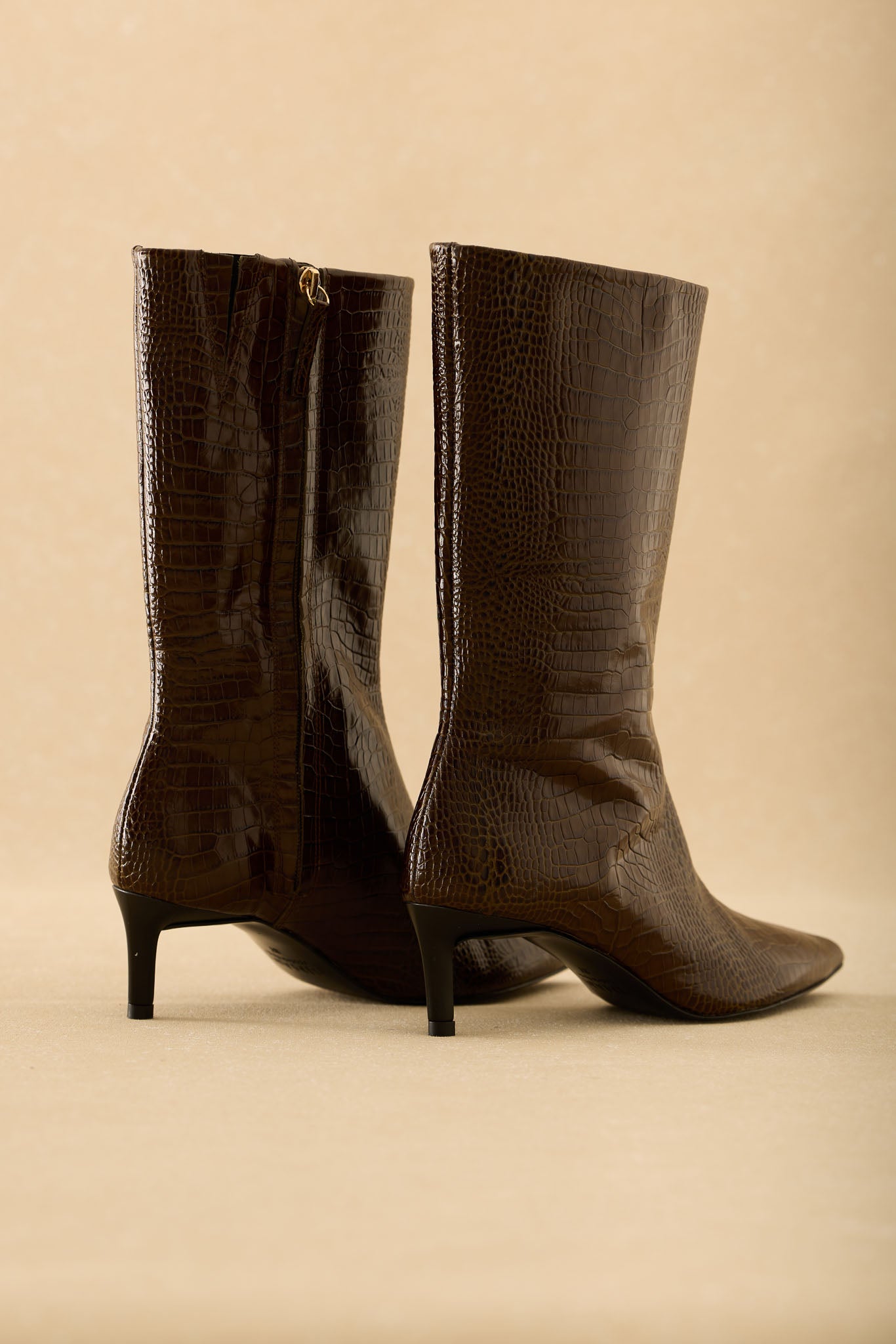 Botín LEONOR Textura Verde - BIMANI