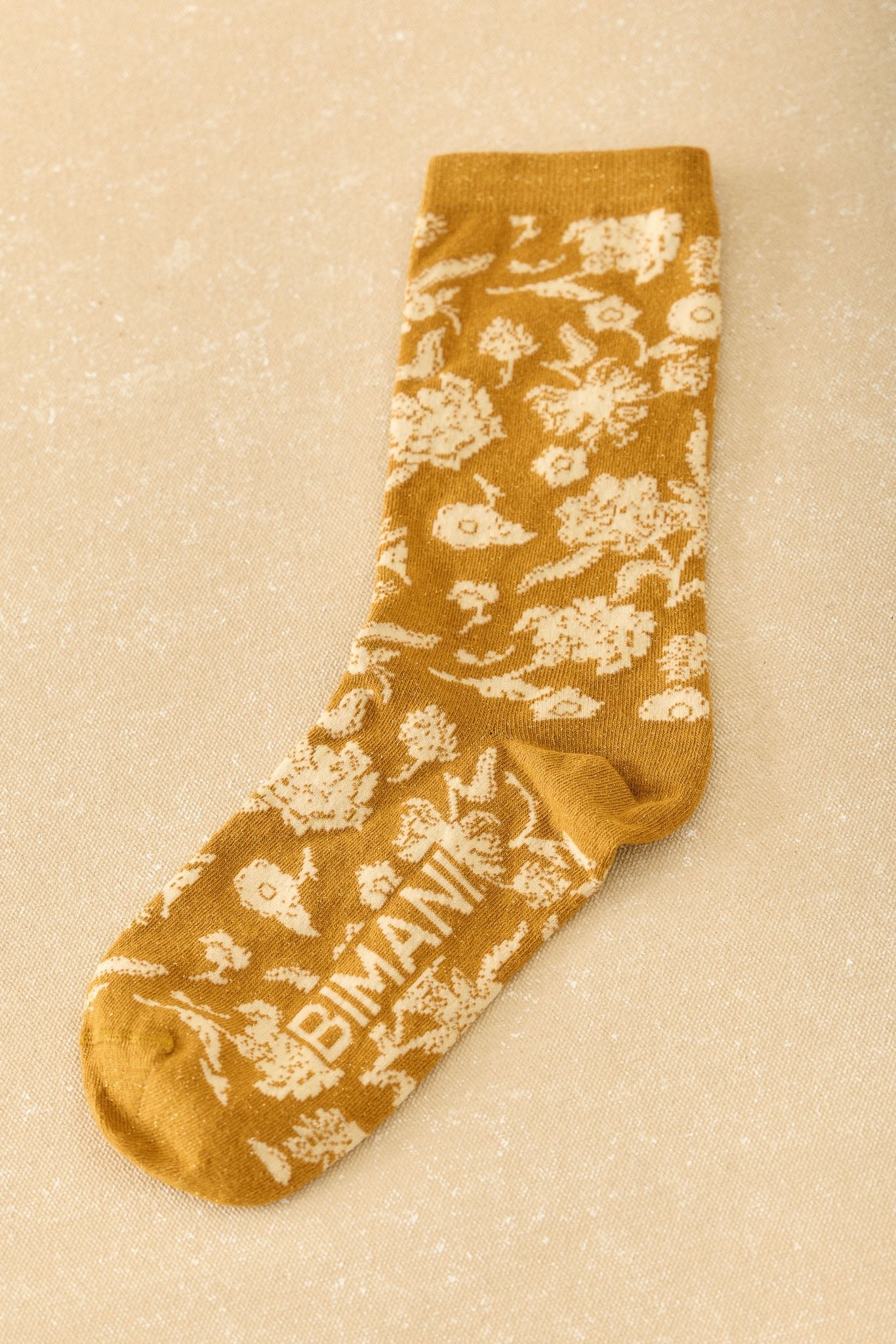 Calcetín BIMANI Estampado Mostaza - BIMANI