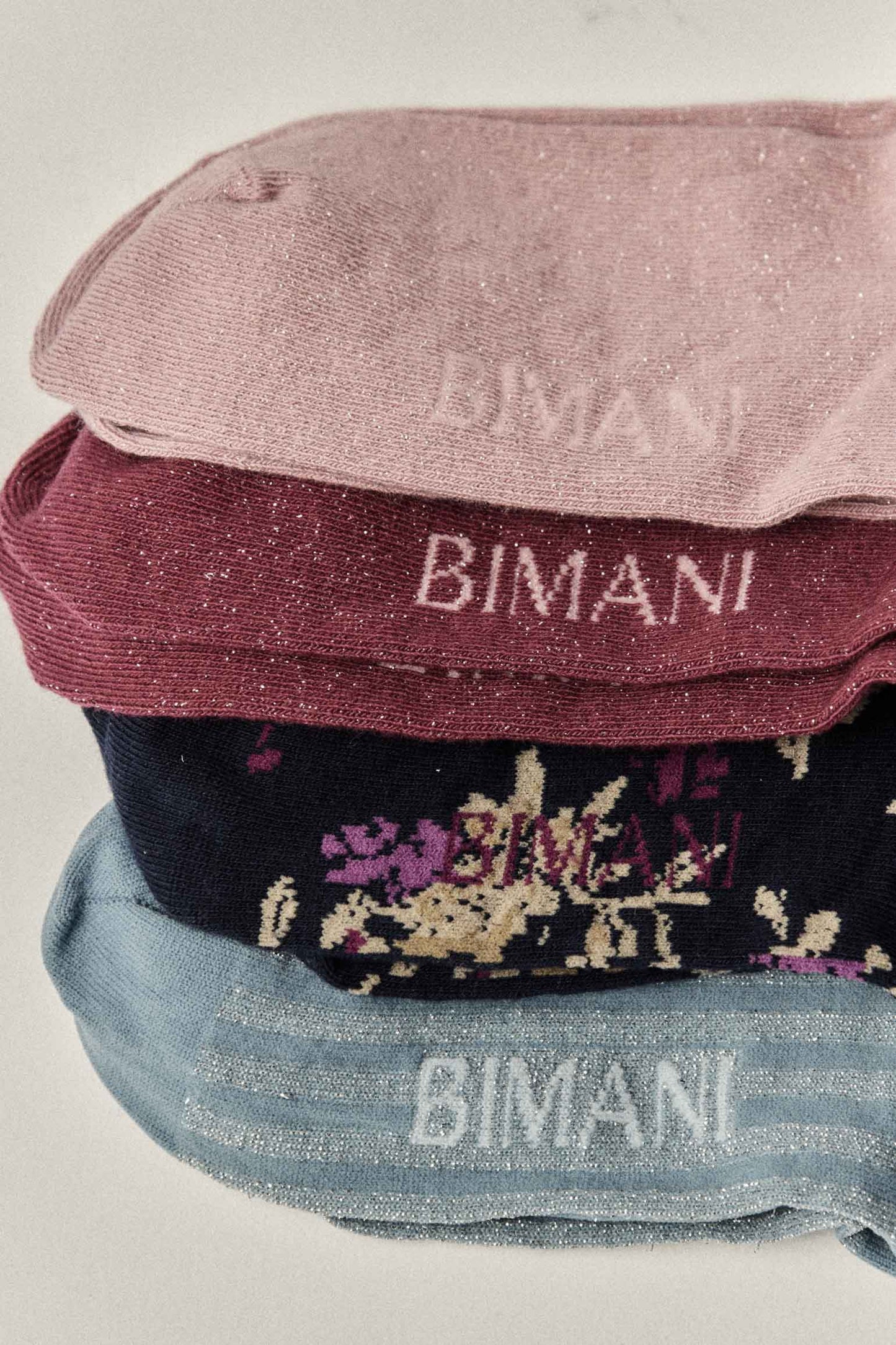 BIMANI Print Blue Sock