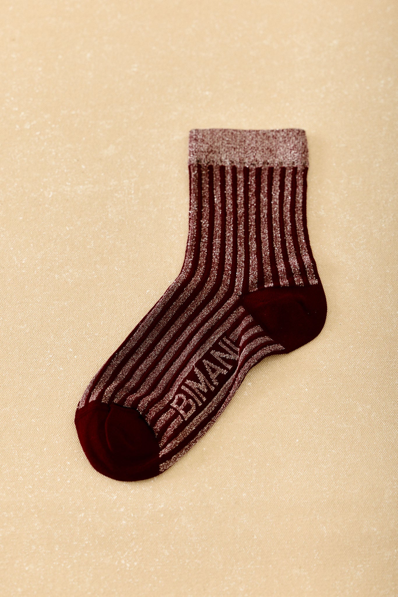 Calcetín BIMANI Rayas Burdeos - BIMANI