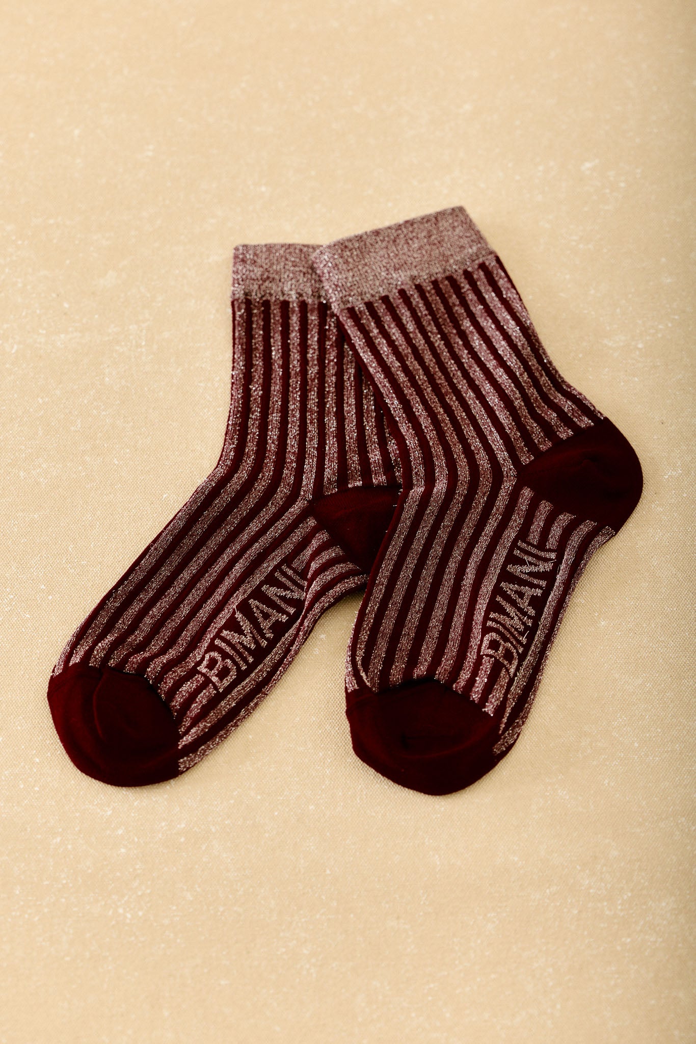 Calcetín BIMANI Rayas Burdeos - BIMANI