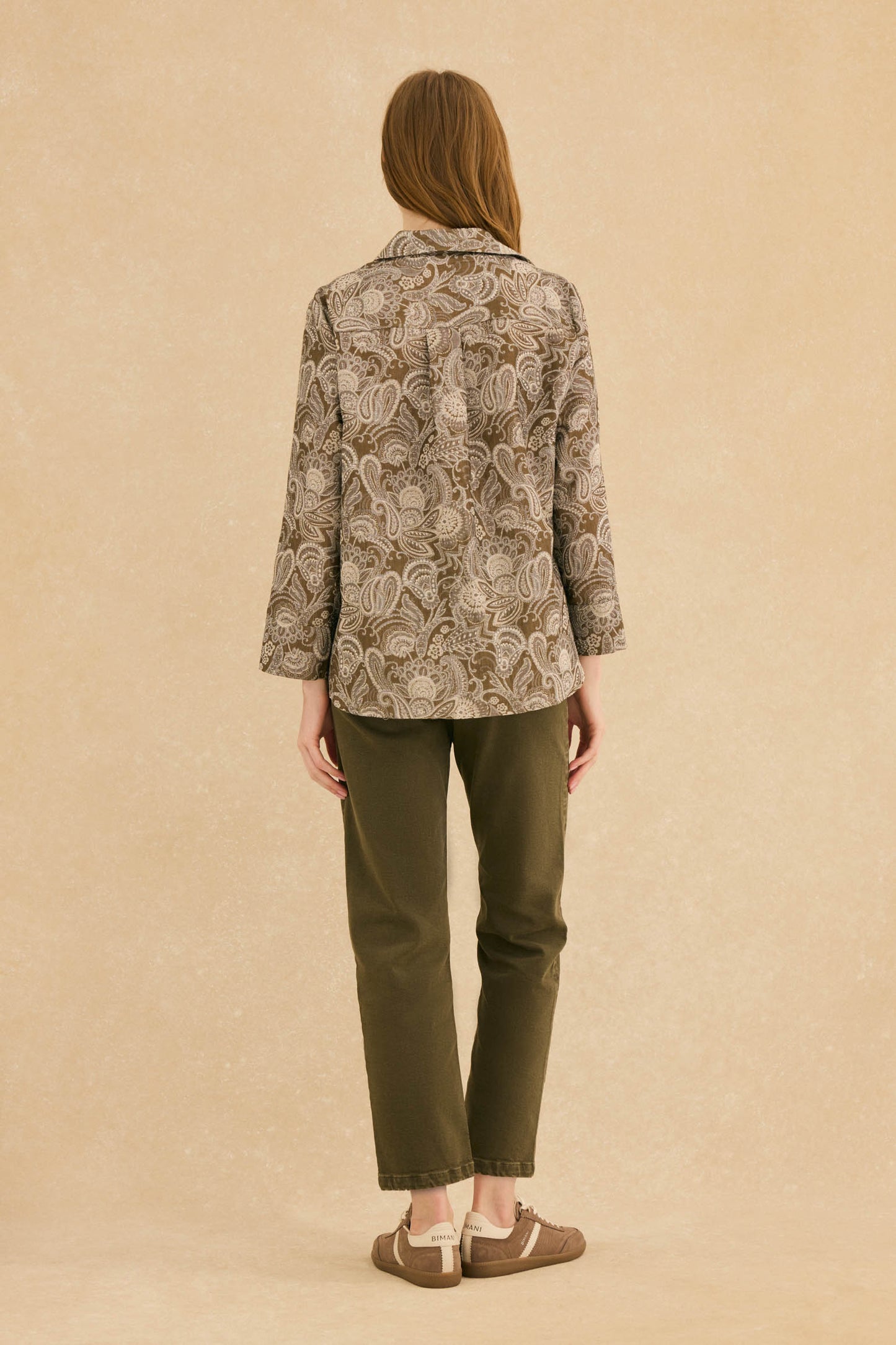 Camisa ADELE Khaki - BIMANI