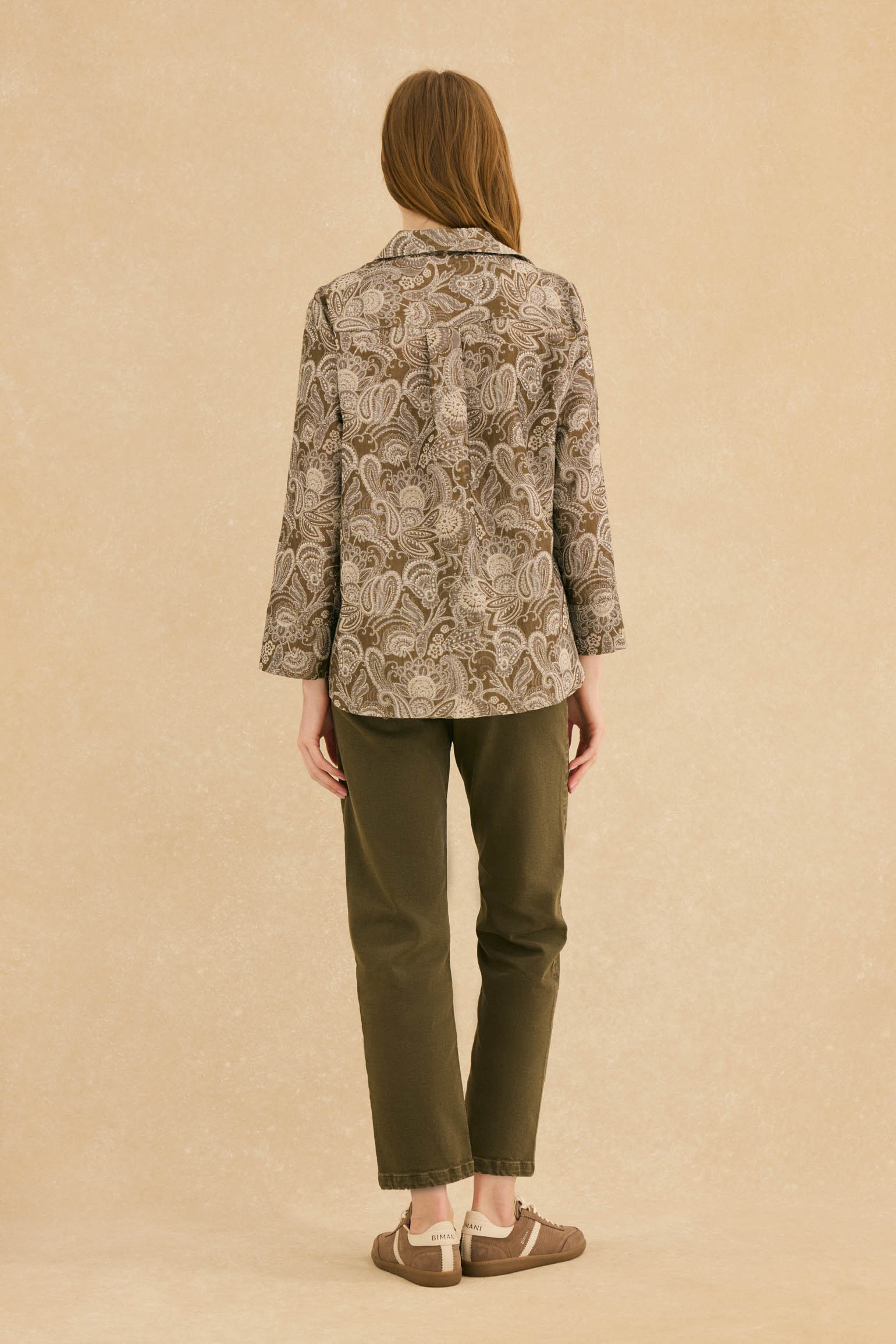 Camisa ADELE Khaki - BIMANI