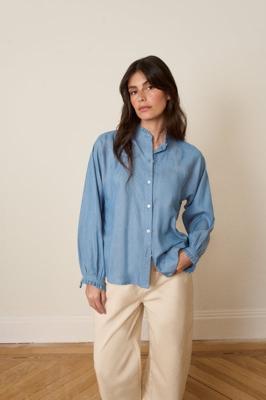 Camisa ÉLAN Azul - BIMANI