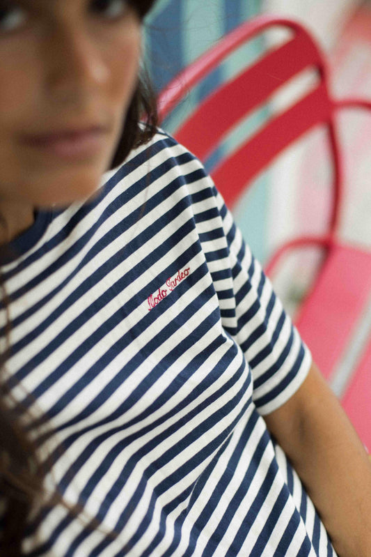 Camiseta TARDEO Rayas Azul