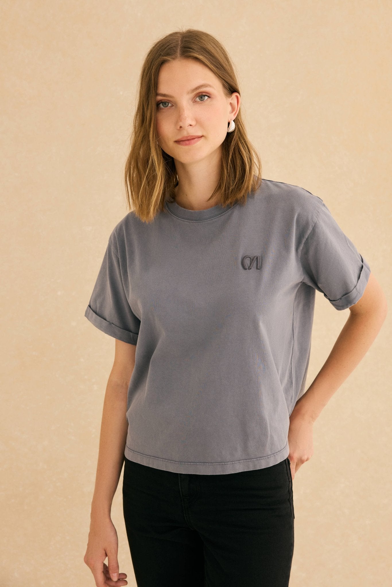 Camiseta BEATRICE Gris - BIMANI