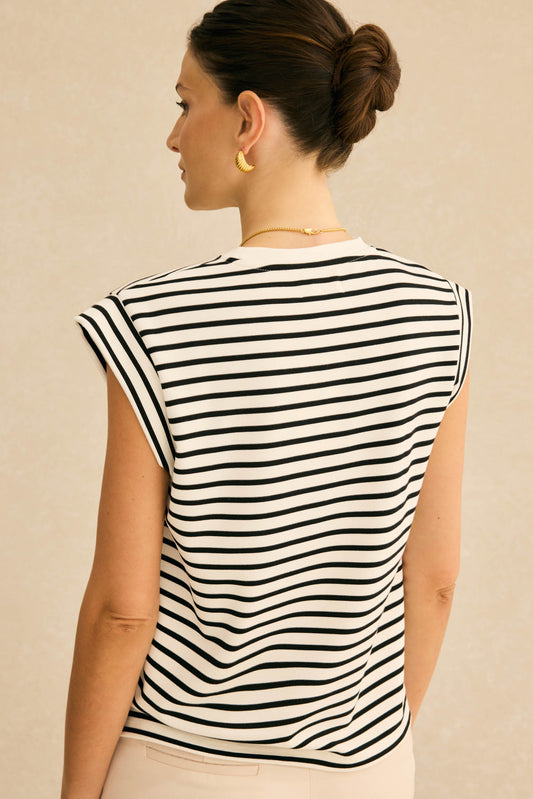Camiseta CAPRI Stripes Blue - BIMANI