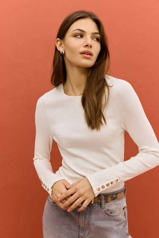 Camiseta DIANA Beige - BIMANI