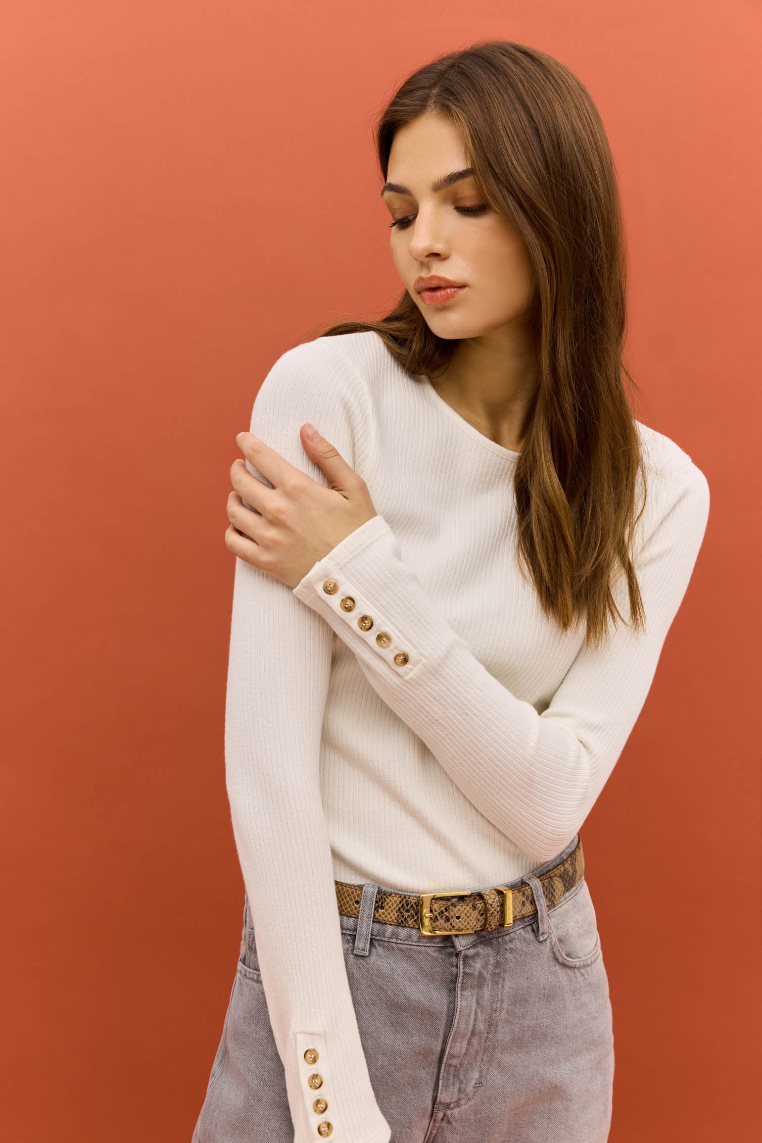 Camiseta DIANA Beige - BIMANI