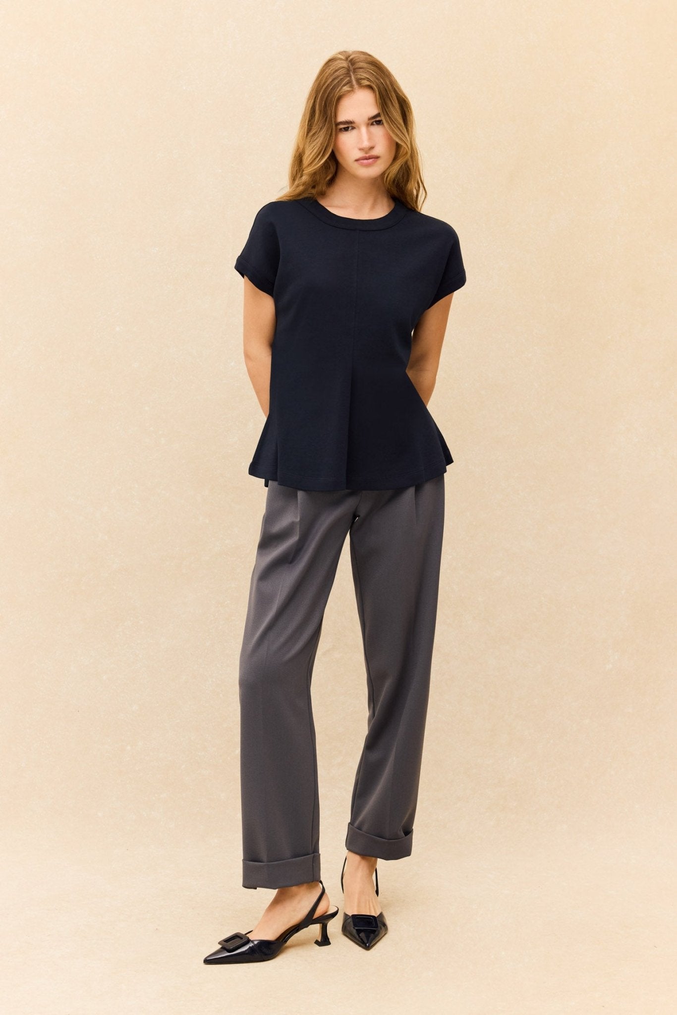 Camiseta GEORGIA Azul Marino - BIMANI