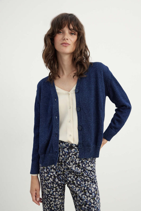 Cardigan CACTUS Midnight Blue - BIMANI