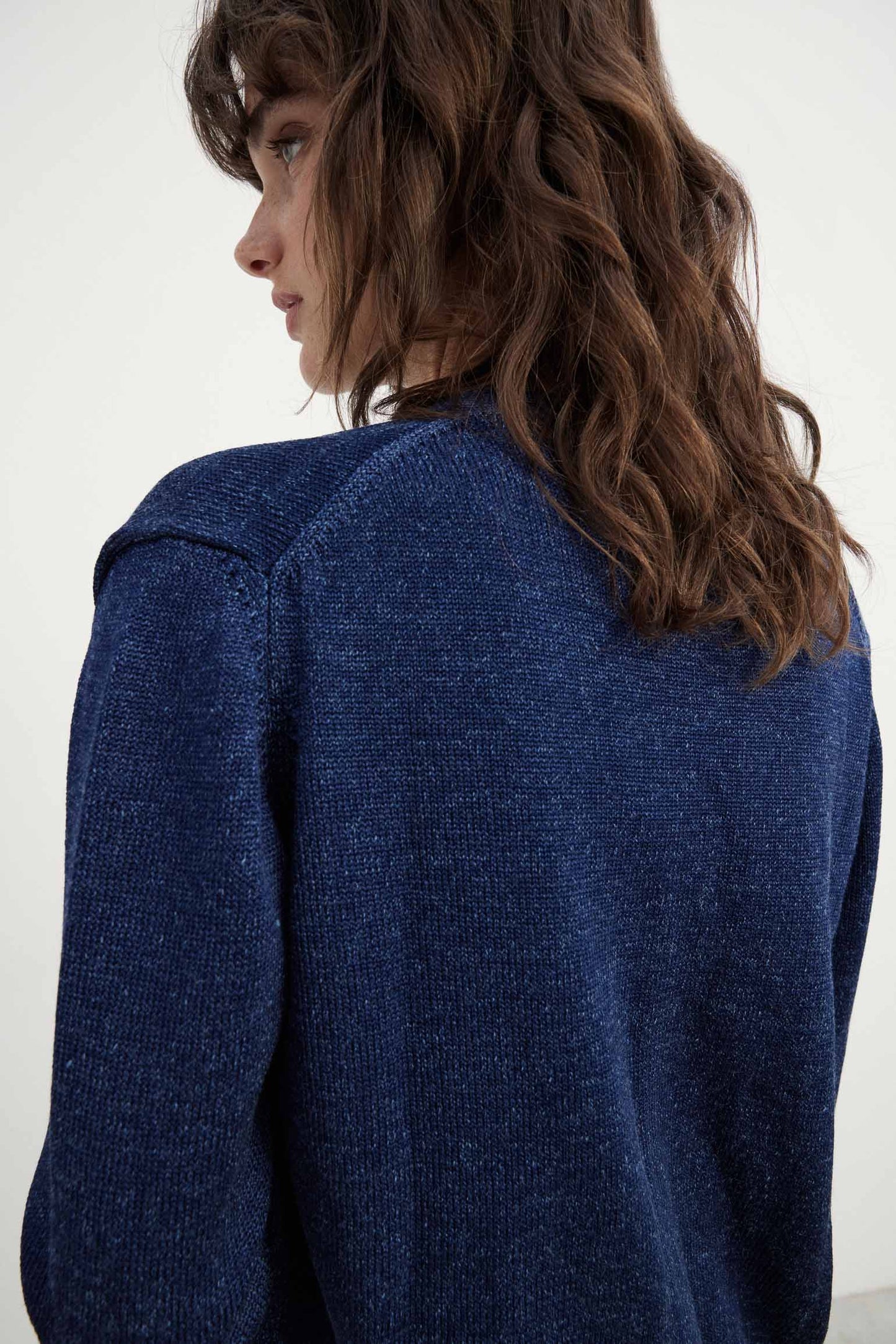 Cardigan CACTUS Midnight Blue - BIMANI