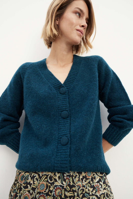 Cardigan CARACAS Dark Green - BIMANI