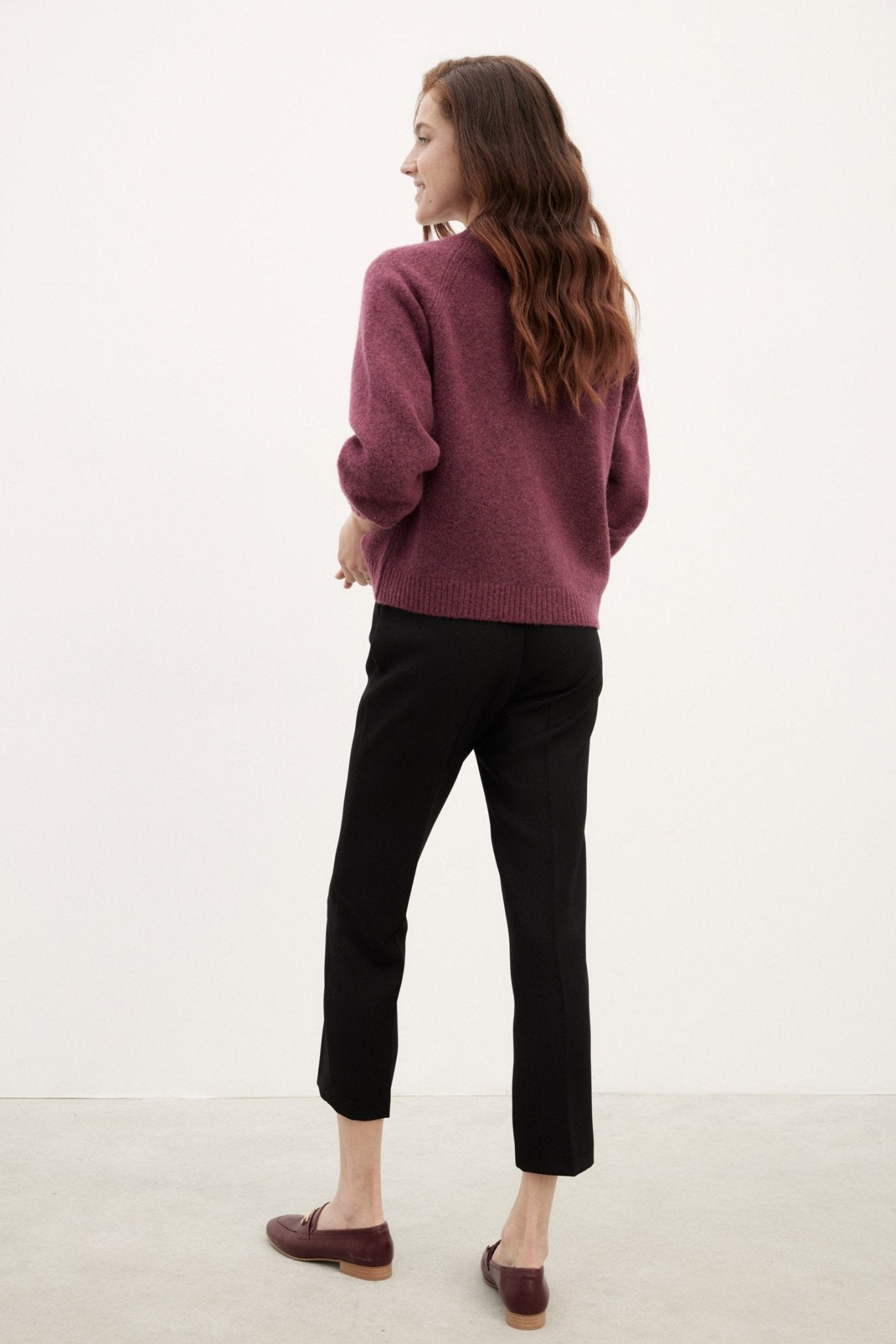 Cardigan CARACAS Burgundy - BIMANI