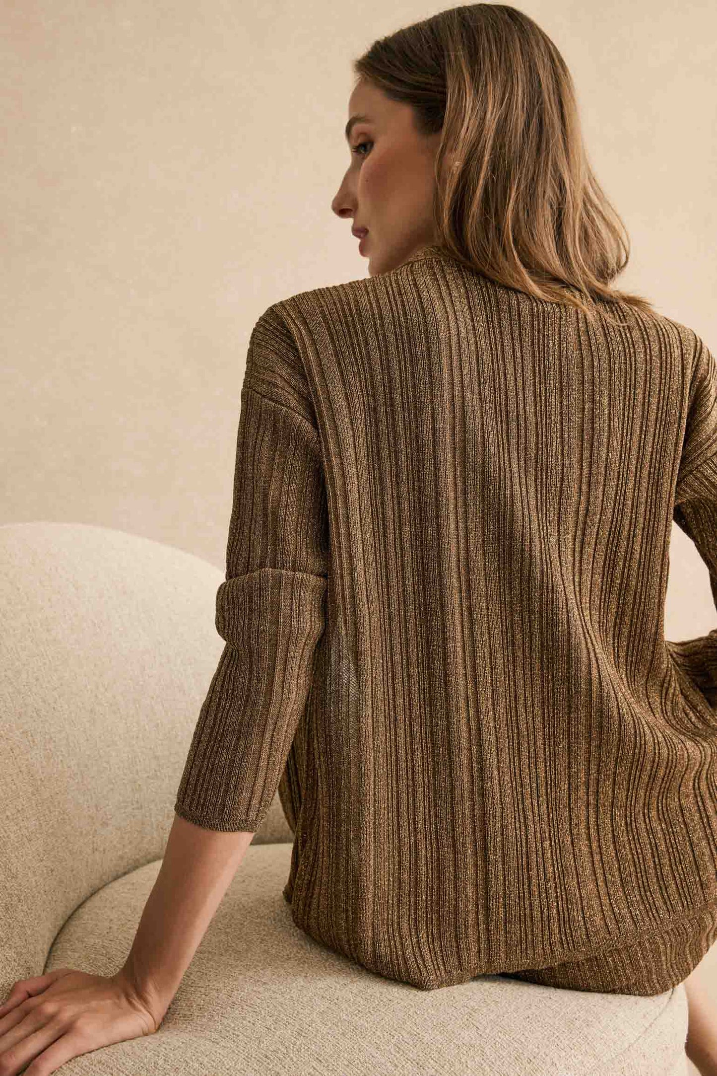 Cardigan DALIA Bronce - BIMANI