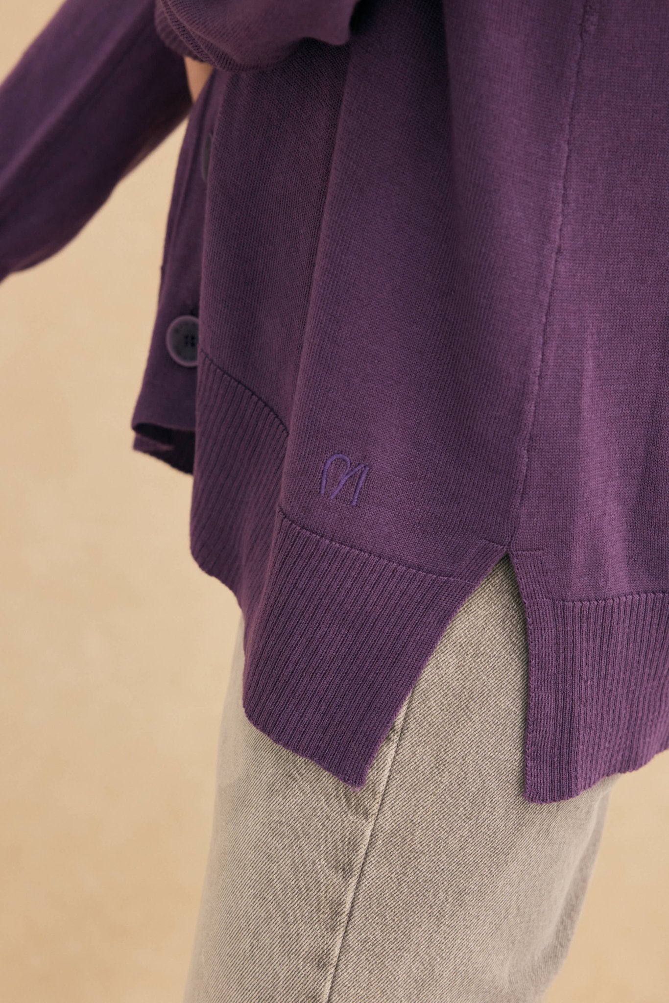 Cardigan INGRID Morado - BIMANI