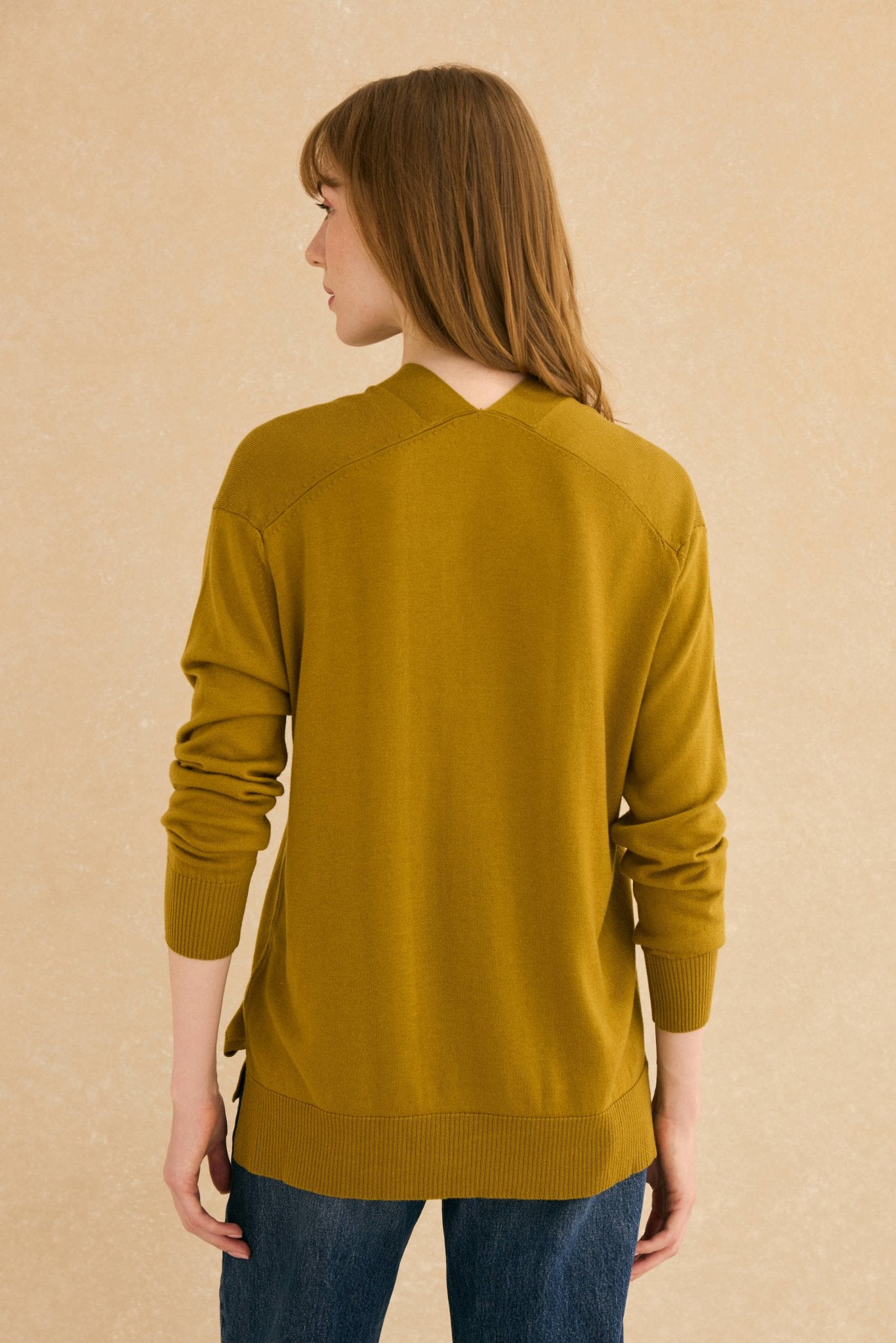 Cardigan INGRID Oliva - BIMANI