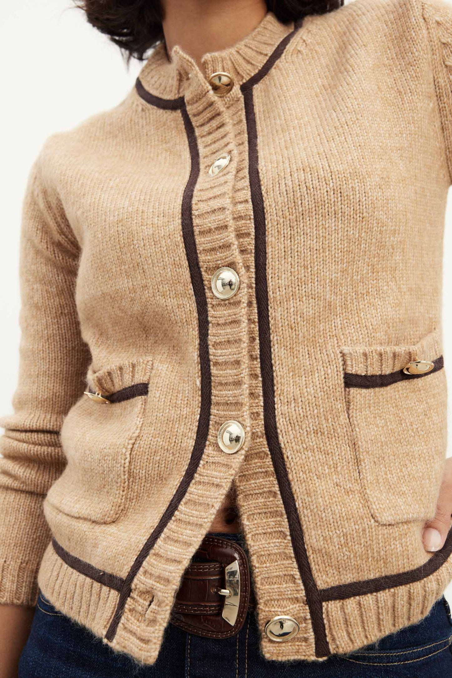 RUAN Cardigan Beige