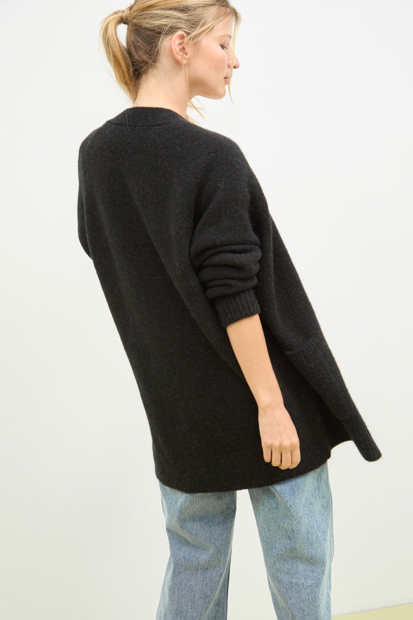 Cardigan YORKVILLE Black - BIMANI