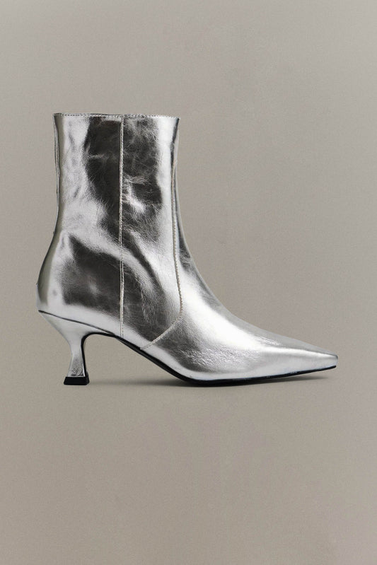 CAROLINA Ankle Boots Silver 