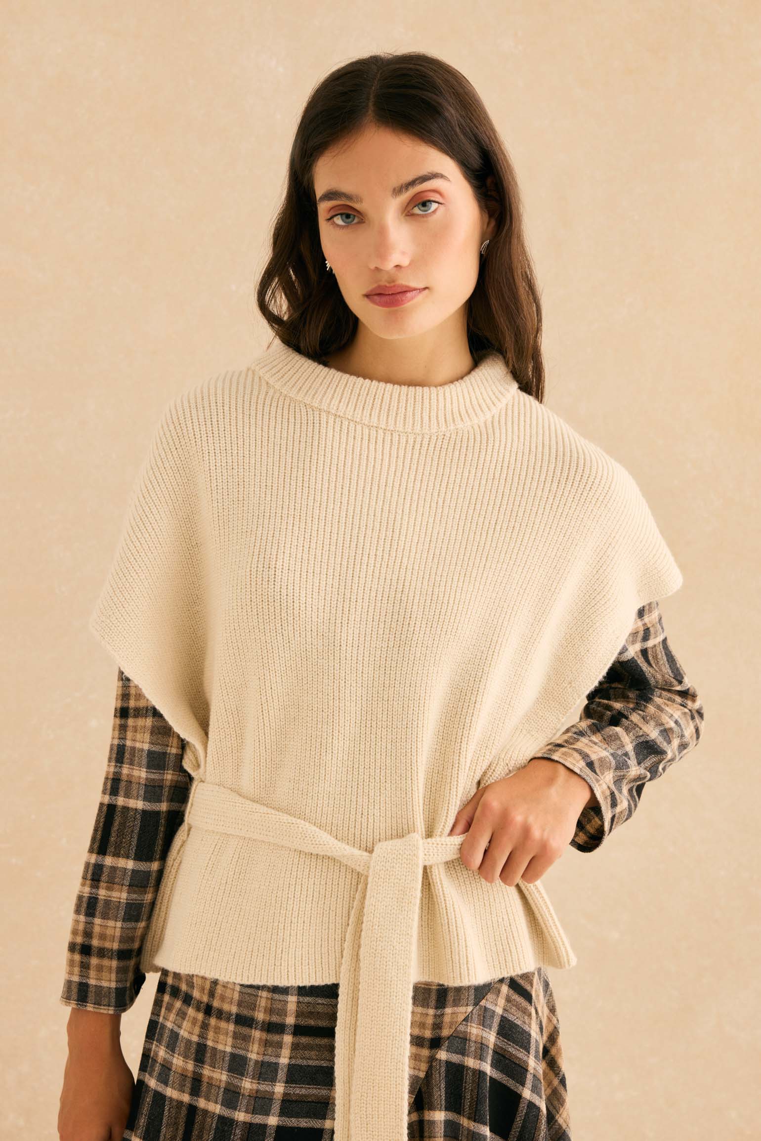 Chaleco VIRGINIA Crudo - BIMANI