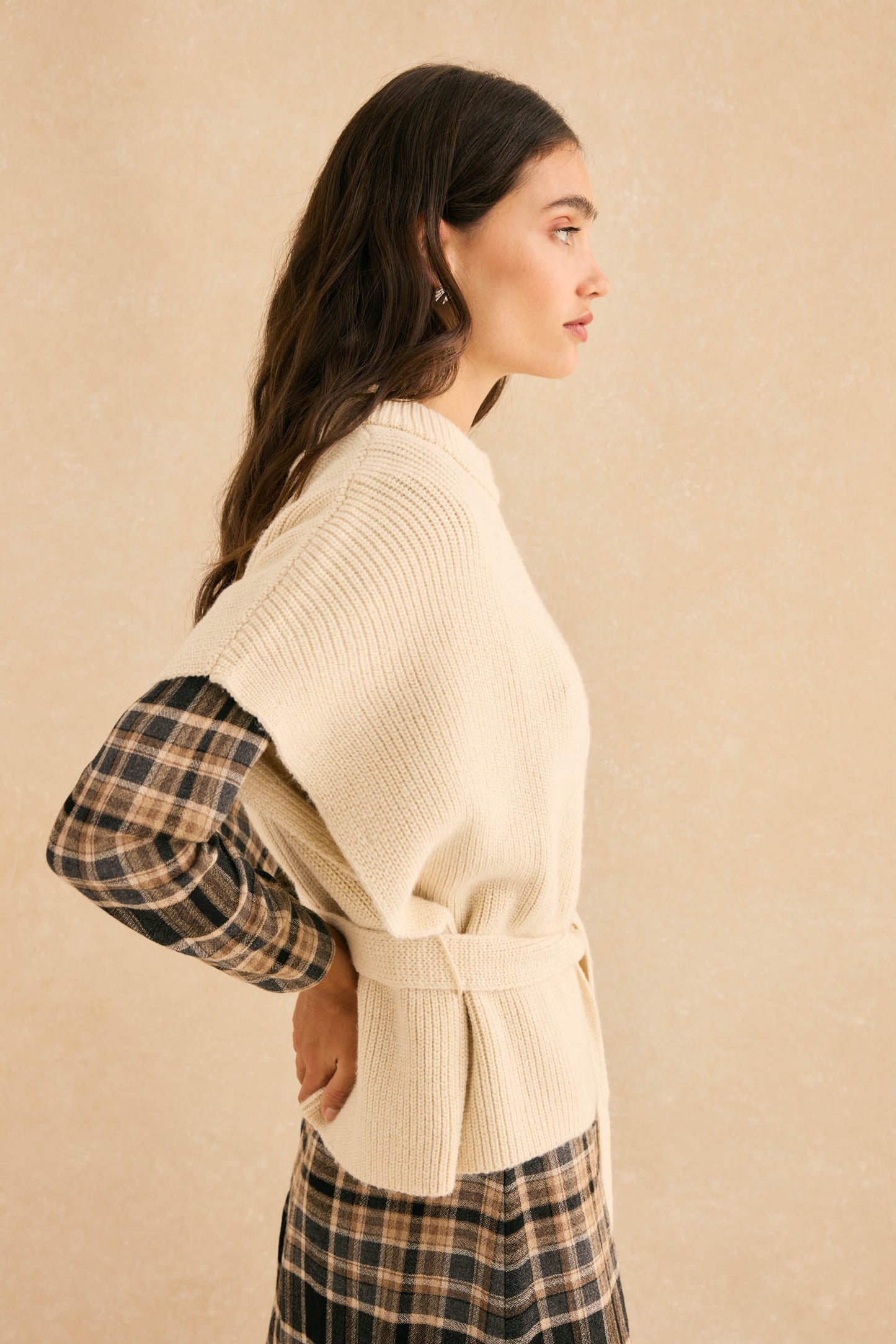 Chaleco VIRGINIA Crudo - BIMANI