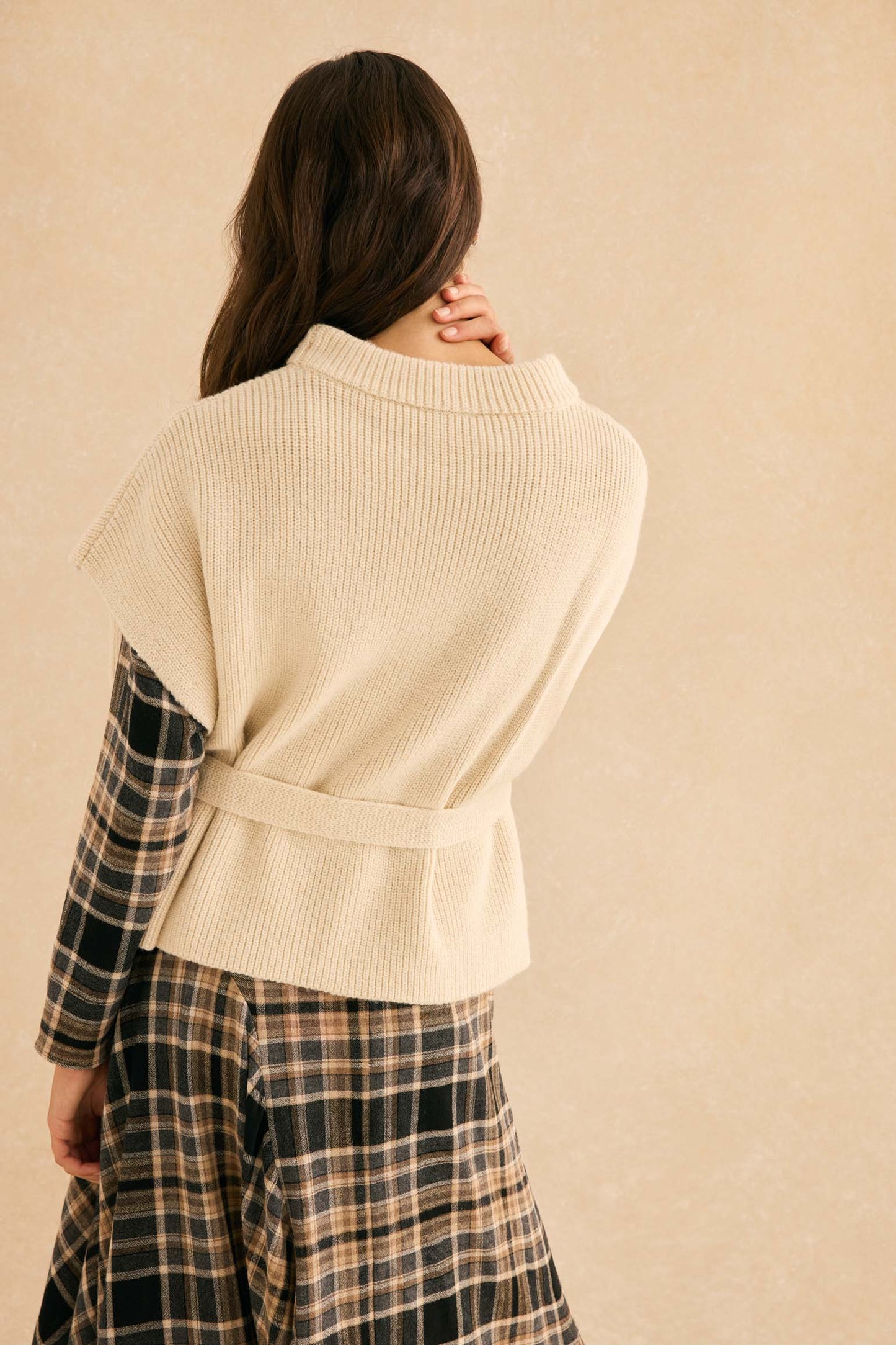 Chaleco VIRGINIA Crudo - BIMANI