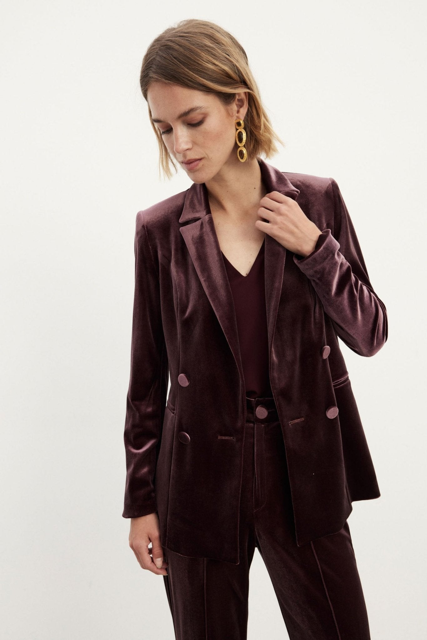 Chaqueta ANDY Burgundy - BIMANI