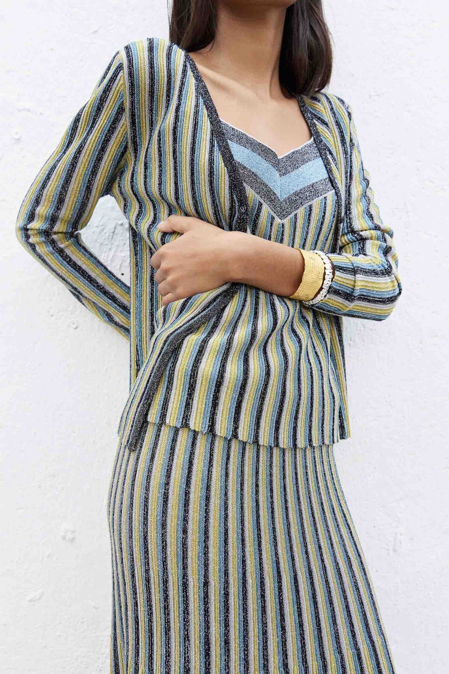 Chaqueta ÁSTER Stripes Green