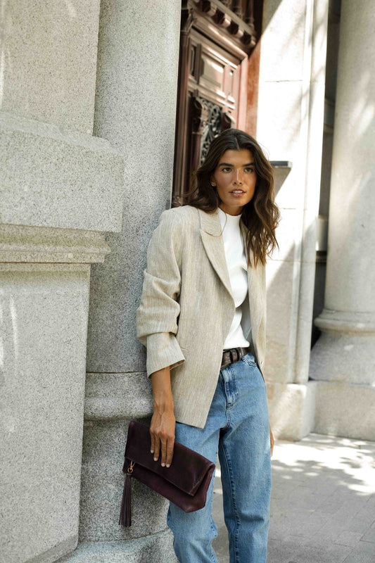 Blazer BASETTE Beige - BIMANI