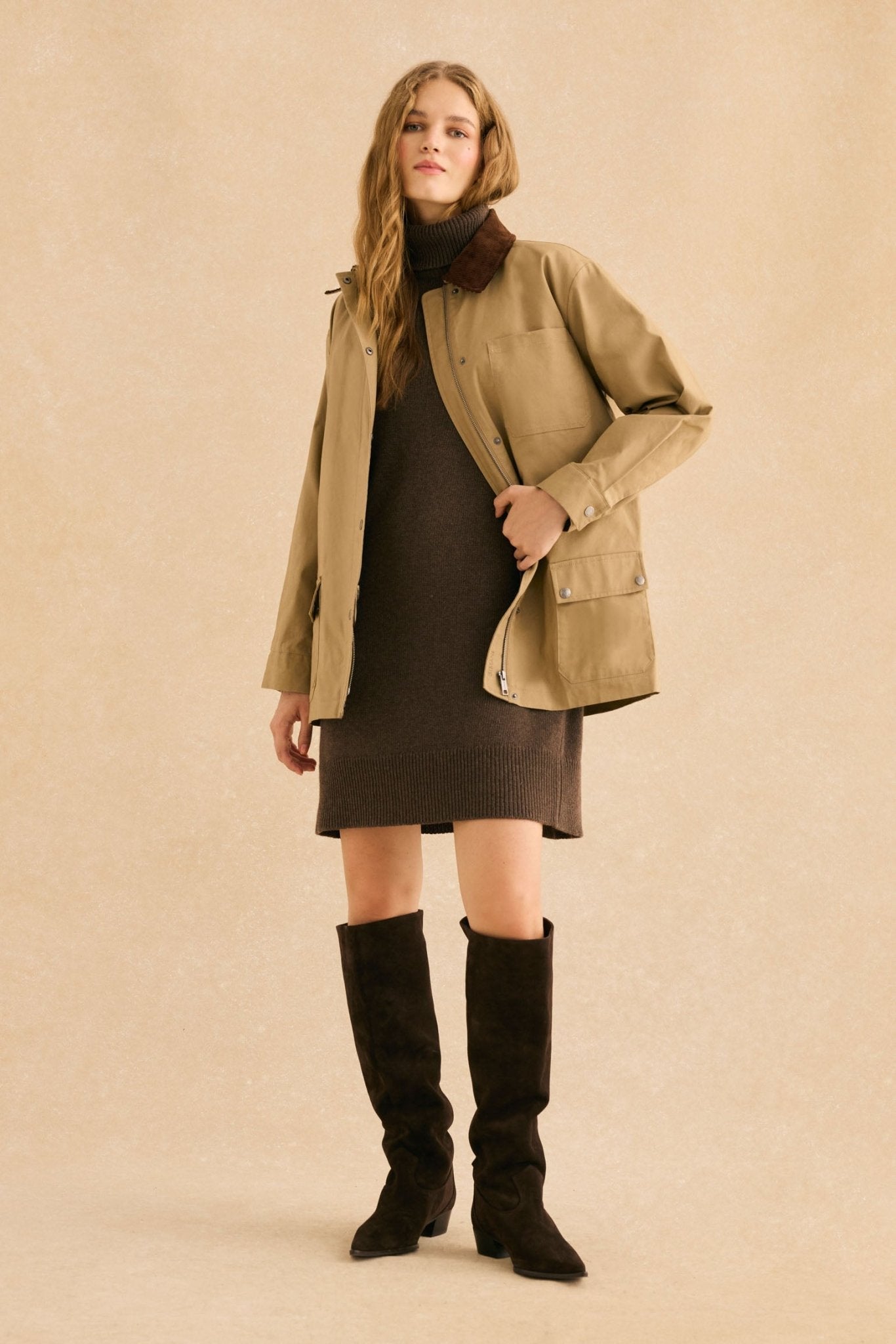 Chaqueta BIARRITZ Beige - BIMANI