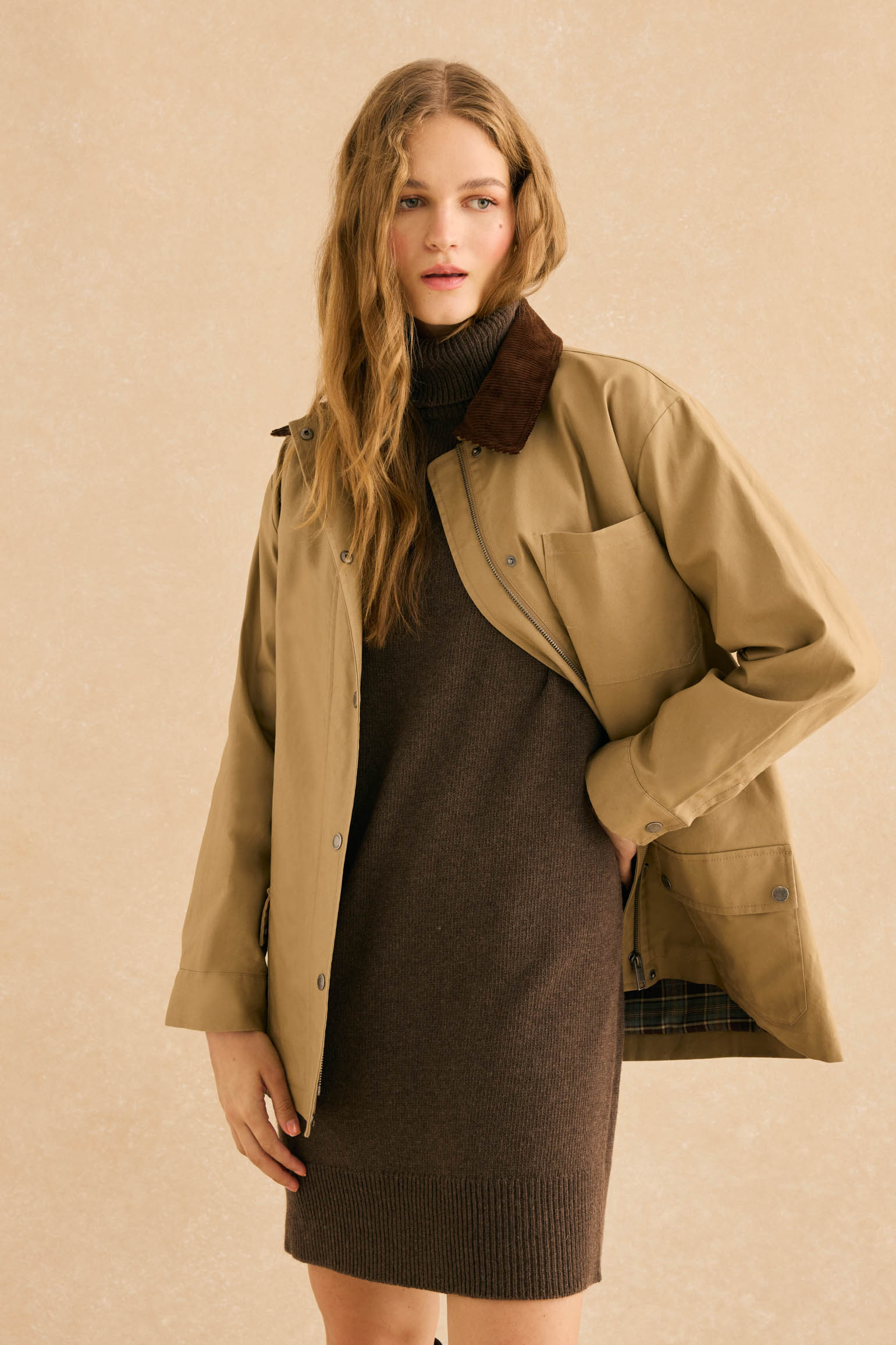 Chaqueta BIARRITZ Beige - BIMANI